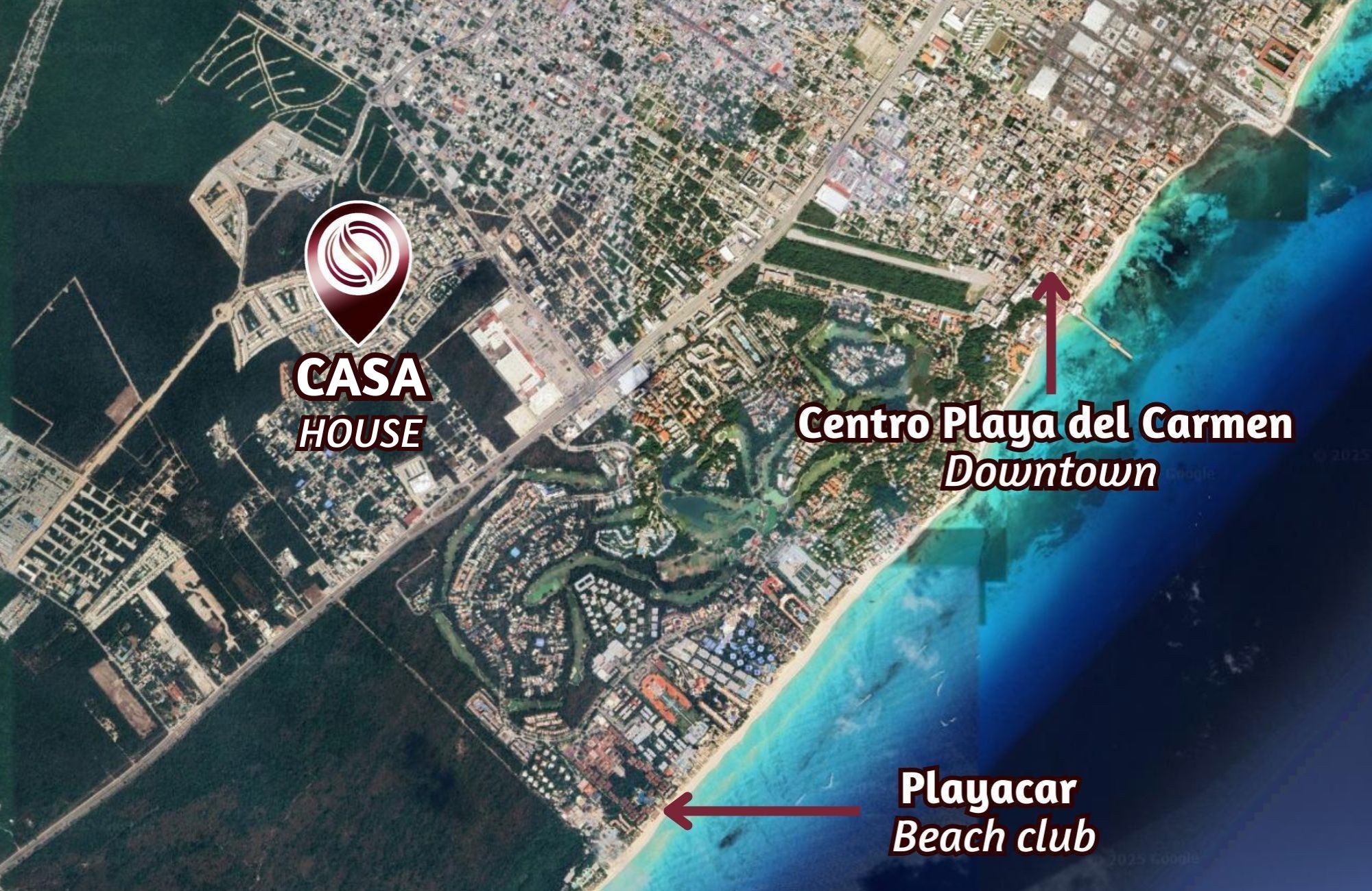 Furnished home with pool, cenote, and Clubhouse for sale, Allegranza Playa del Carmen