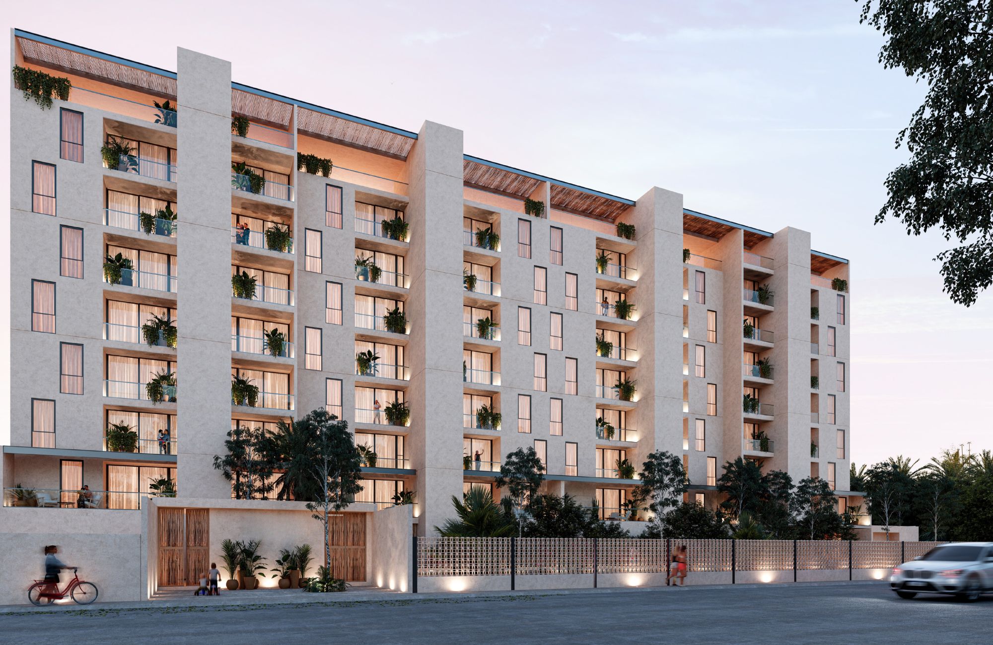 Condo con alberca, Espacio para co-working y Jacuzzi, pre-construcci&oacute;n, venta, Cancun.