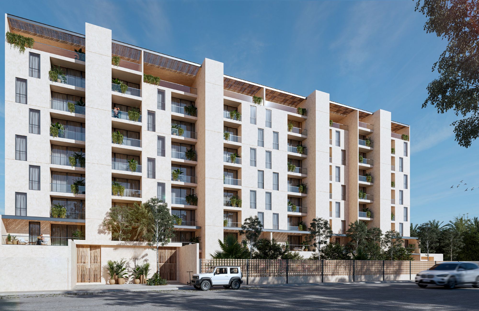 Condo con alberca, Espacio para co-working y Jacuzzi, pre-construcci&oacute;n, venta, Cancun.