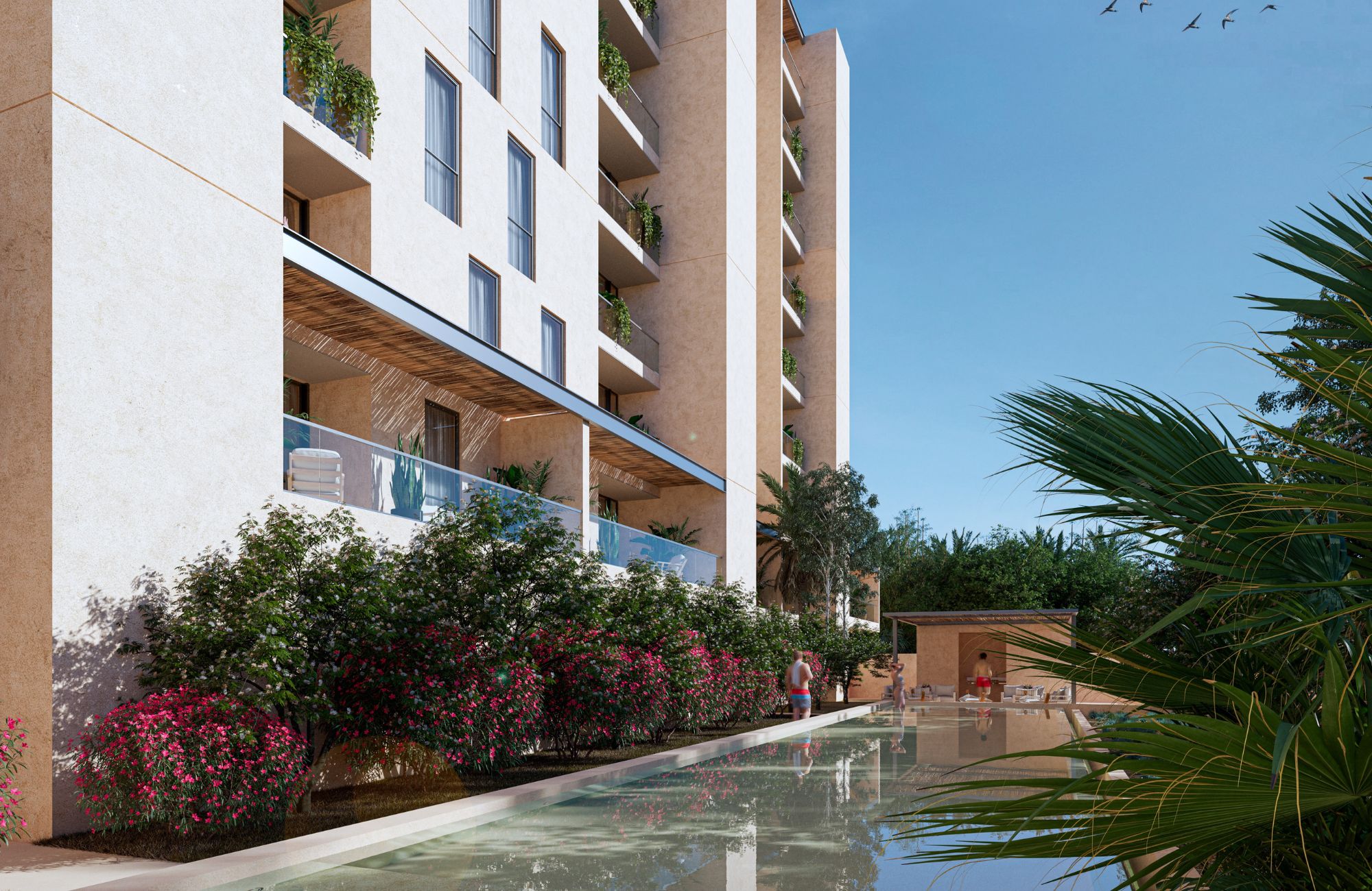 2 bedroom apartment with Gym, Pool and Jacuzzi for sale, Hotel Zone, Cancun.