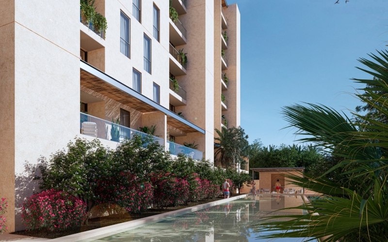 Condo with green areas for sale, Via Cumbres, Canc&uacute;n