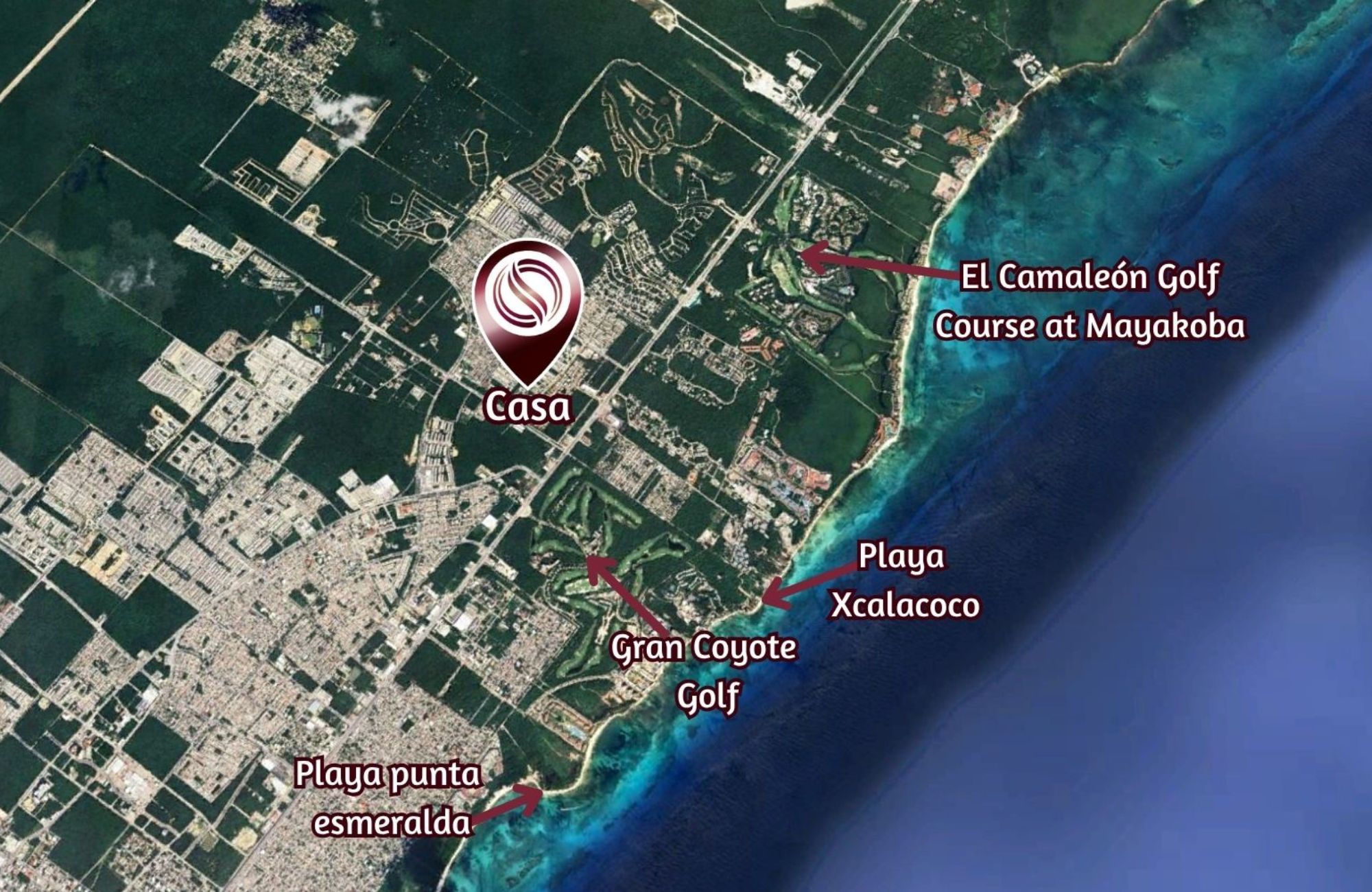 House for sale in a gated community with a gastronomic center, Xpu-ha, Quintana Roo