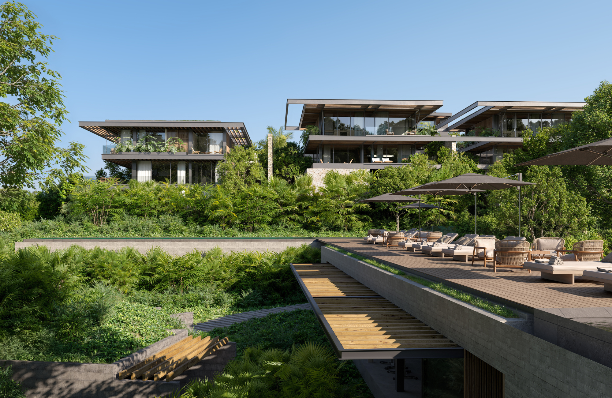 Oceanfront penthouse, beach club, spa and more, pre-sale El Tejon Huatulco