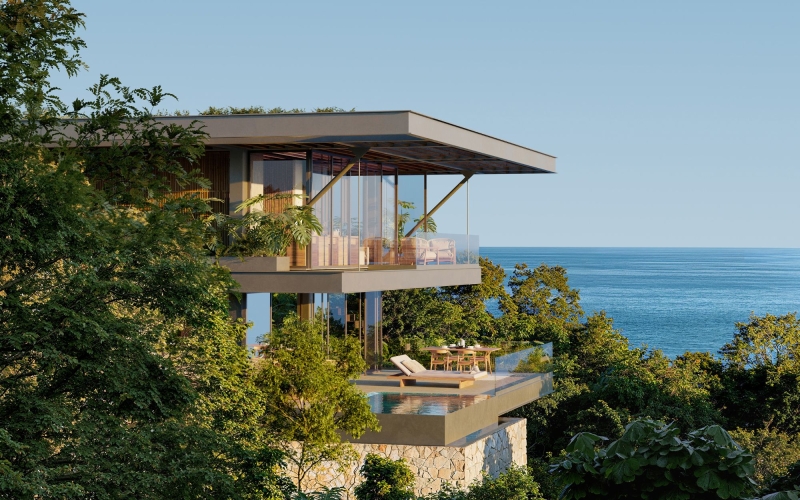 Luxury villa with pool surrounded by natural reserve for sale, Playa &Oacute;rgano, Huatulco