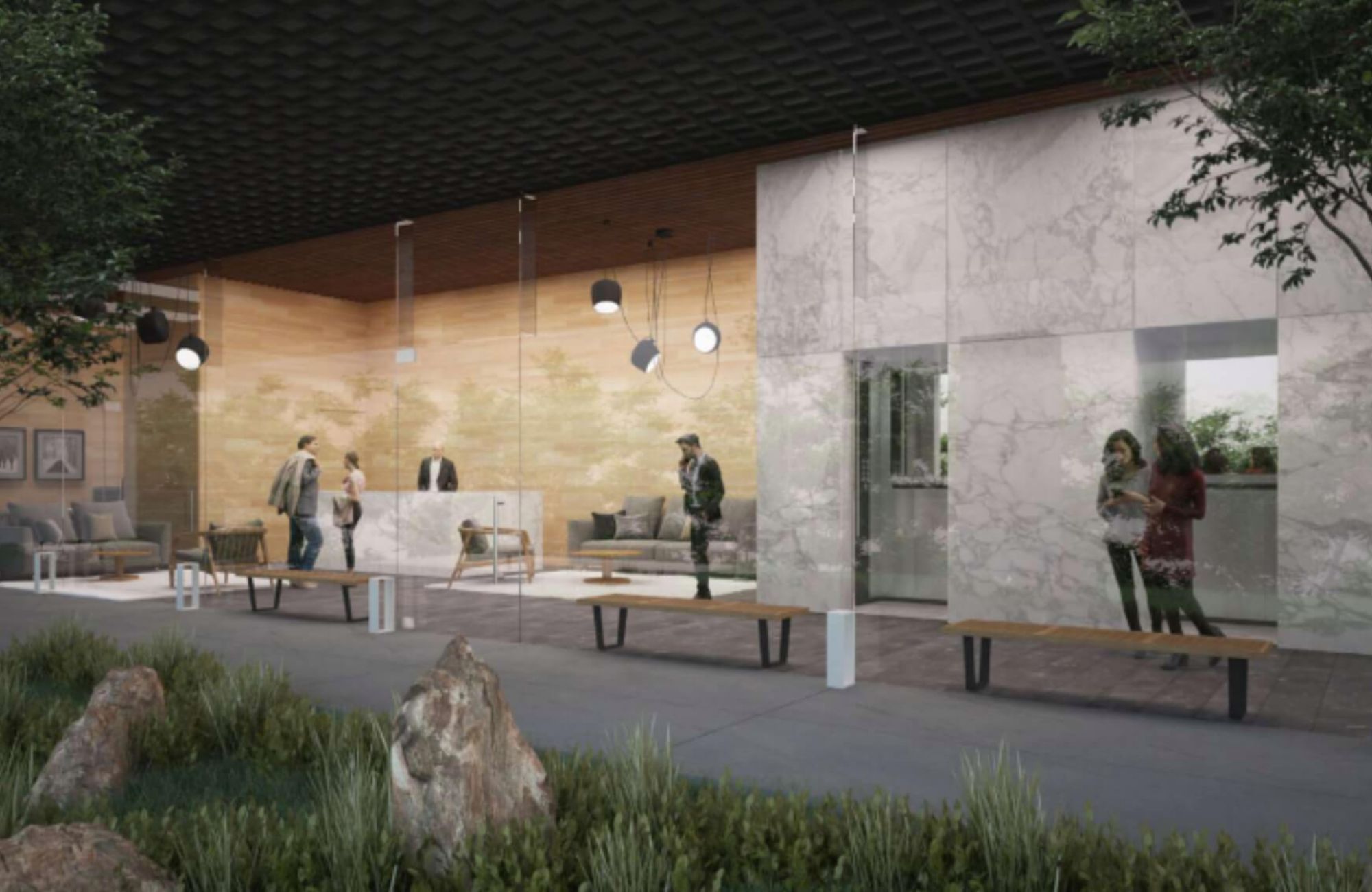 Double heigh apartment, Pet friendy, heated pool, cafeteria, sky lounge, playground for children, pre-construction for sale San Angel Mexico