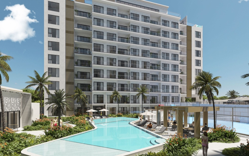 Condo for sale with private garden and luxury amenities &ndash; Ejido, Playa del Carmen