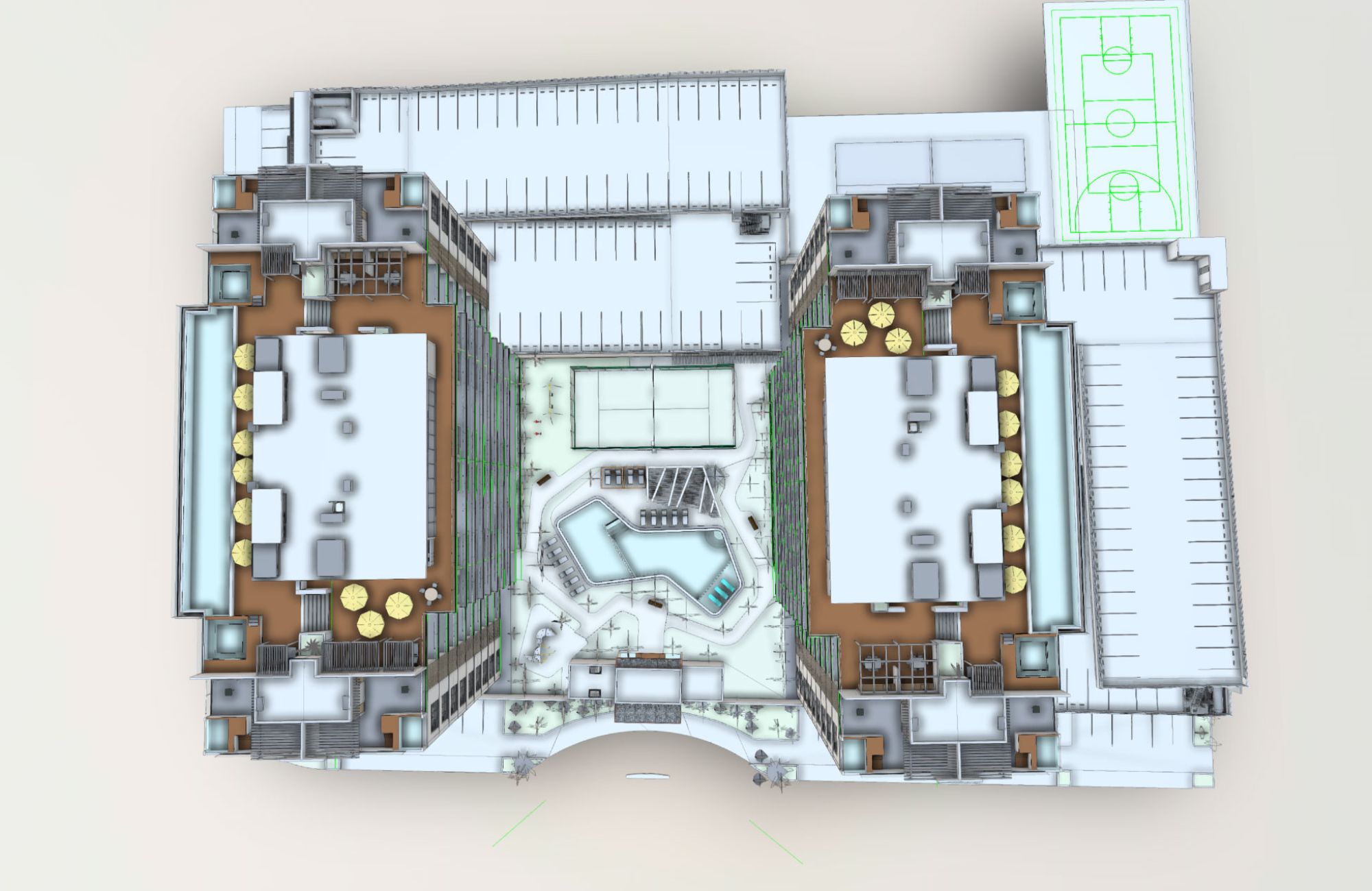 Departamento con alberca, Gimnasio, en pre-construcci&oacute;n, &nbsp;Centro, venta, Playa del Carmen