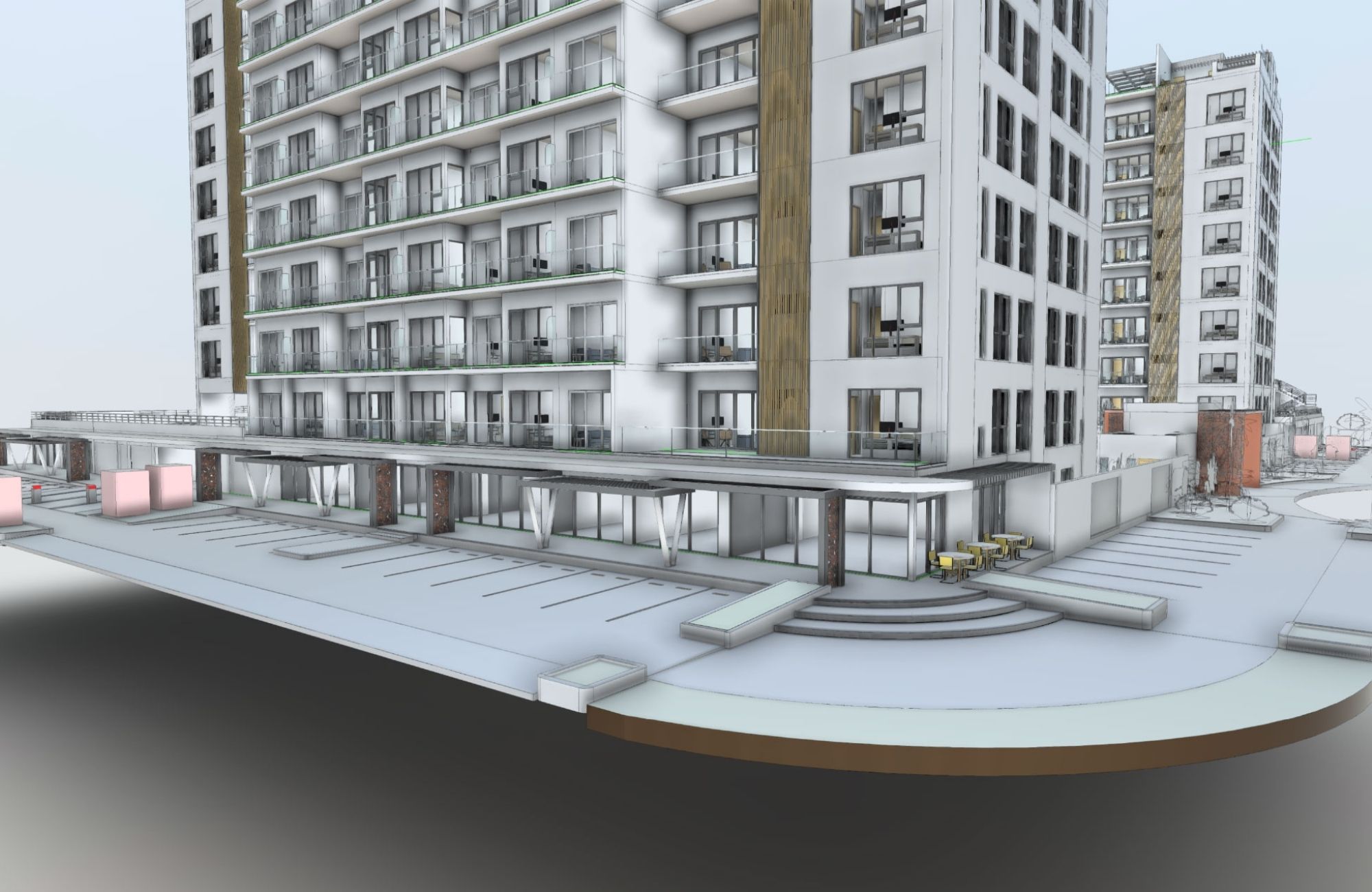 Departamento con alberca, Gimnasio, en pre-construcci&oacute;n, &nbsp;Centro, venta, Playa del Carmen