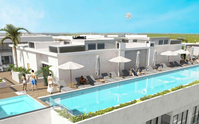 Luxury 3-bedroom penthouse with rooftop and ocean view &ndash; Ejido, Playa del Carmen