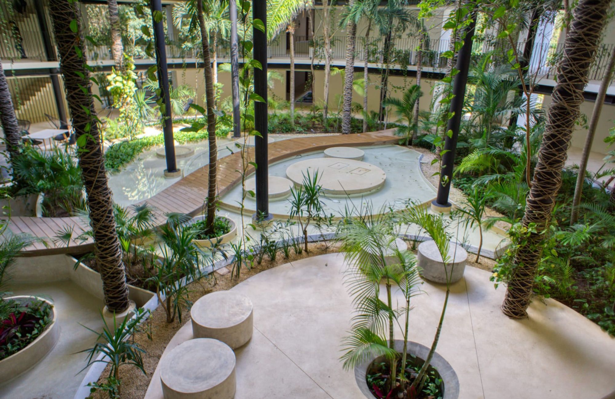 Condo with private pool, wraparound terrace, saline pool, coworking, Bio-Architecture, zen garden, solar panels, pre-construction, sale Regi