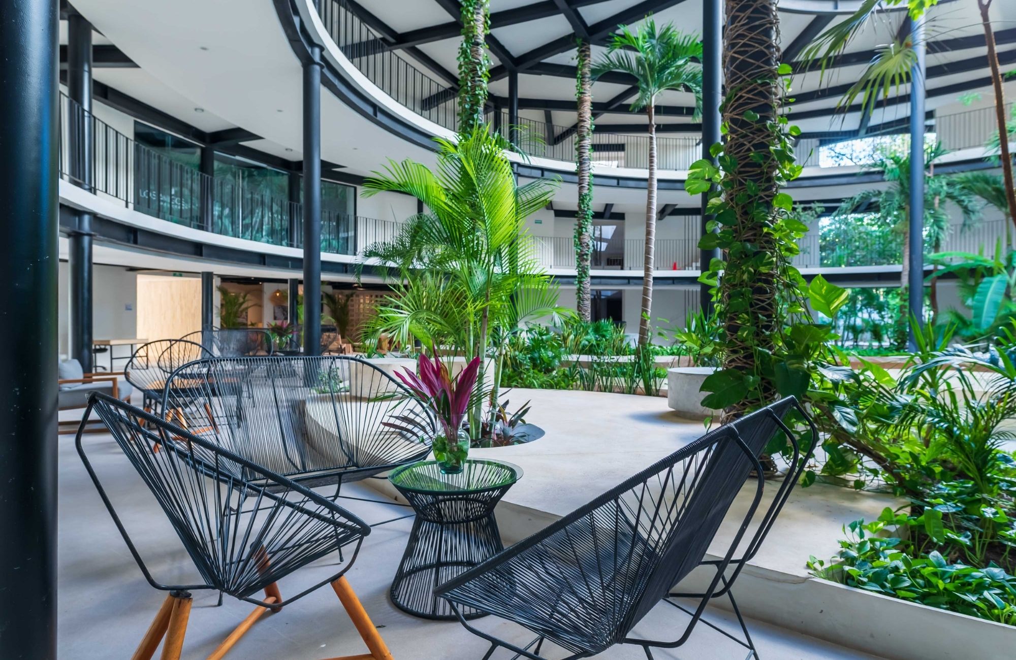 Condo with private pool, wraparound terrace, saline pool, coworking, Bio-Architecture, zen garden, solar panels, pre-construction, sale Regi