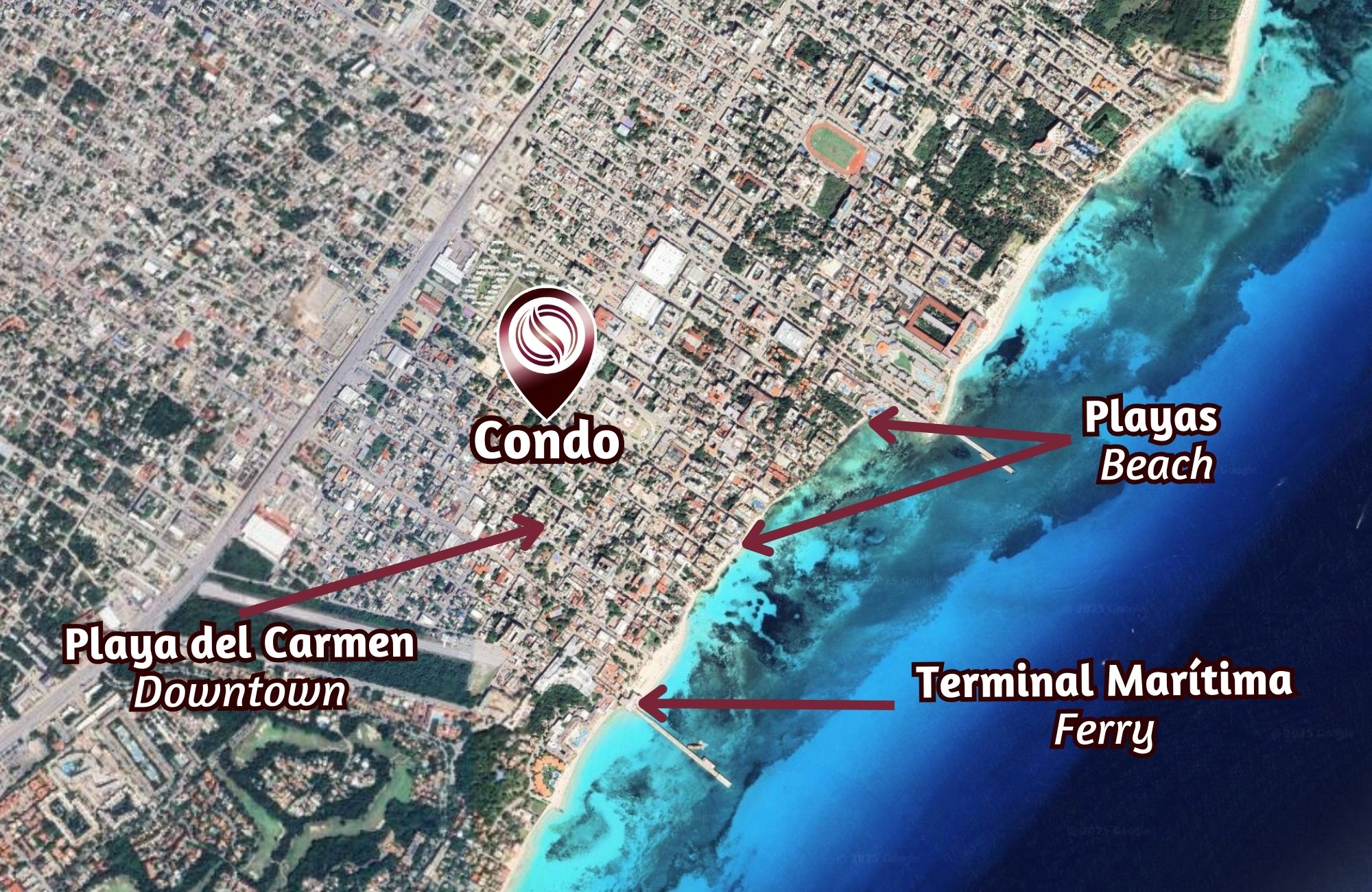 Swim up condo, with direct access to the pool from your terrace, in gated community, sports fields, restaurant, playground for children, sch