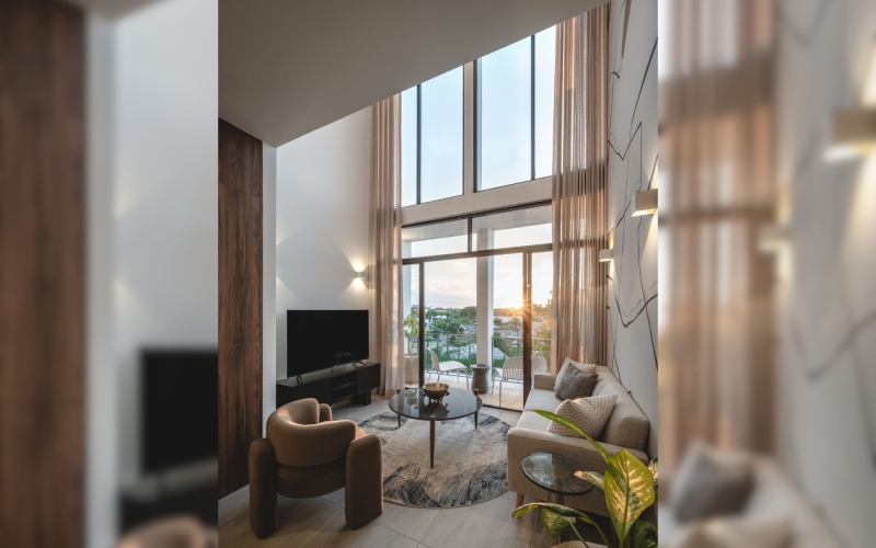 Loft with terrace in private community for sale, Temoz&oacute;n Norte, M&eacute;rida