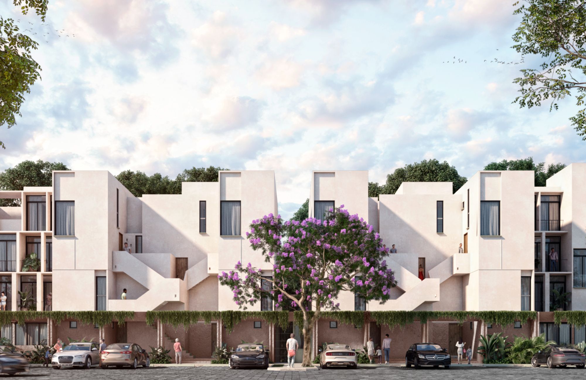 Apartment with rooftop, pool, barbecue area, business center, concierge, Villas La Hacienda for sale, Merida North Zone