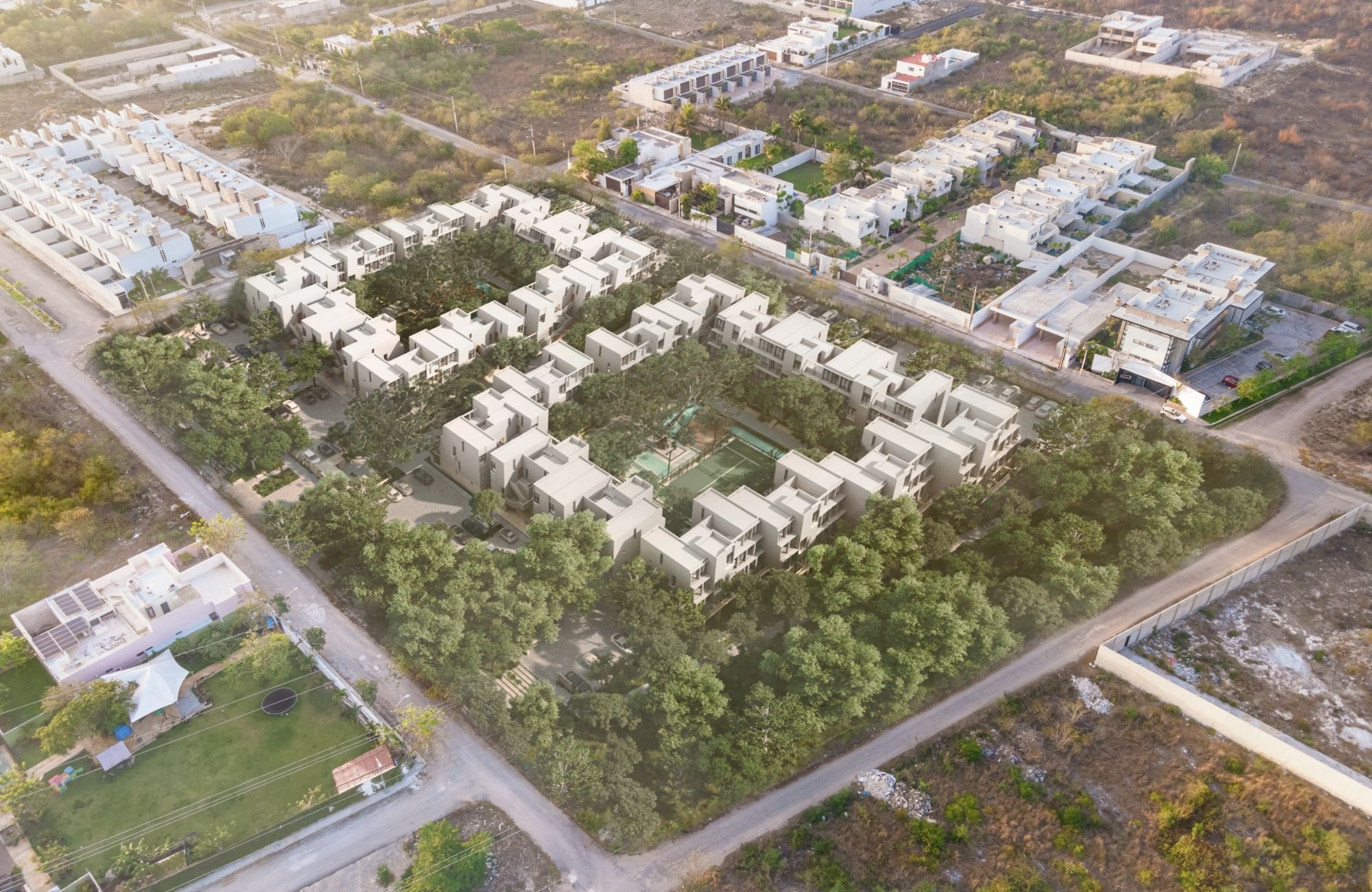 Apartment with terrace, Gym, common Pool, and Padel Court, North Zone, M&eacute;rida.