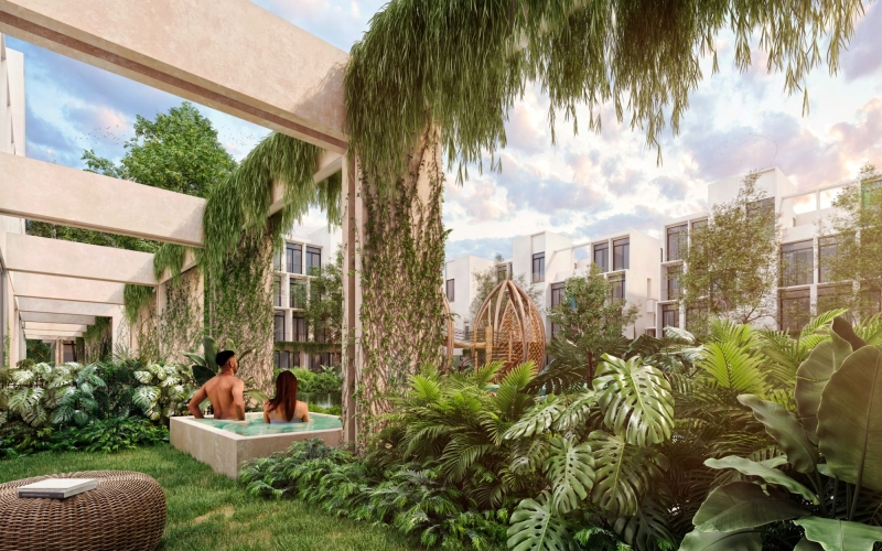 Apartment with private pool for sale, Temoz&oacute;n Norte, M&eacute;rida