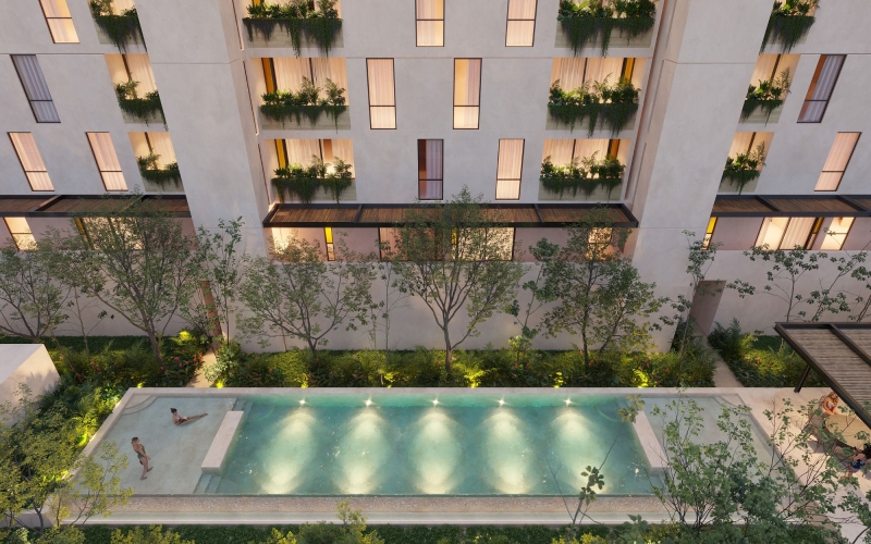 Penthouse with terrace and balcony for sale, V&iacute;a Cumbres, Canc&uacute;n