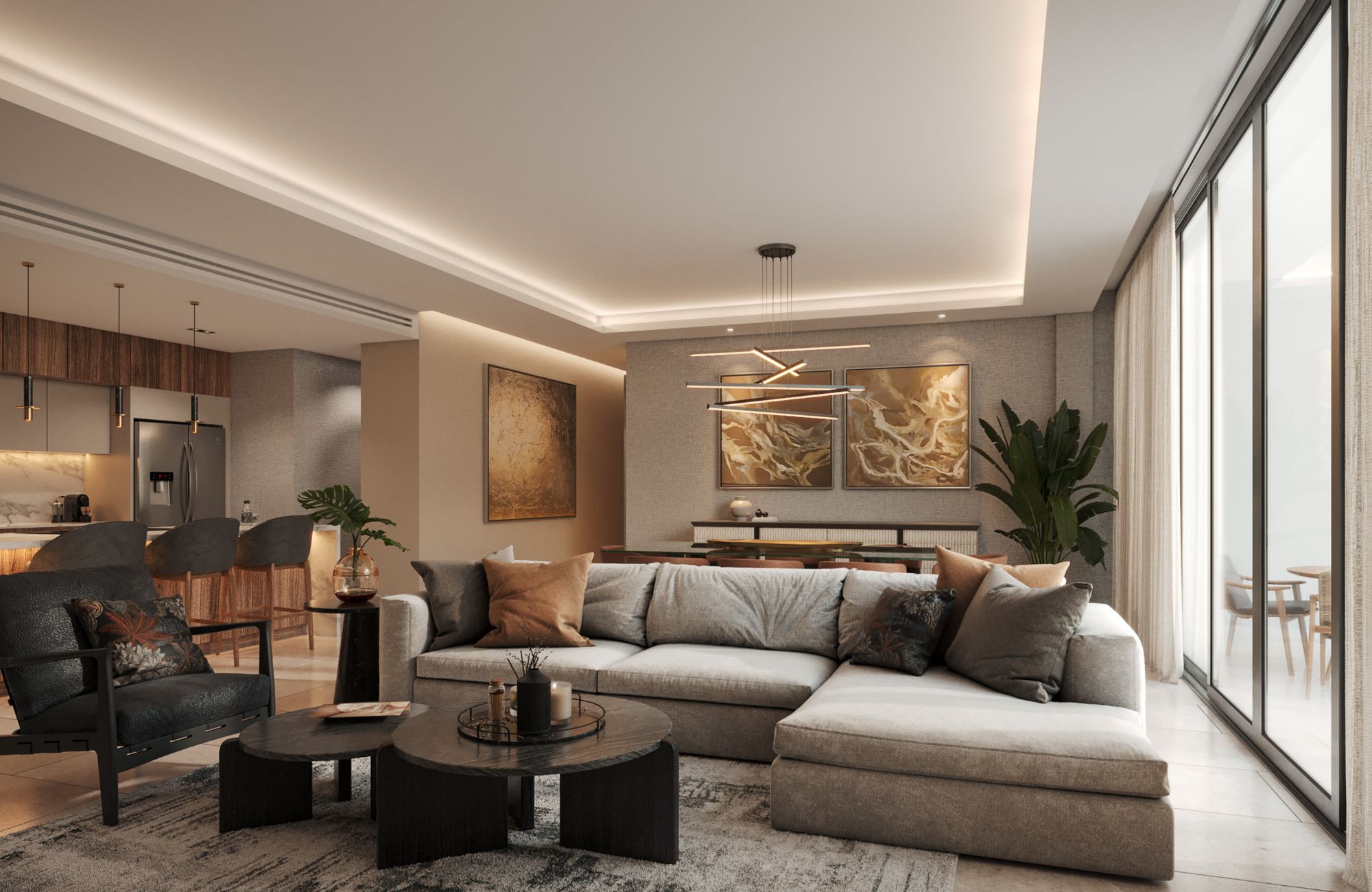 Condo con alberca privada, simulador de golf, Cine, venta, Zona Norte, Merida.