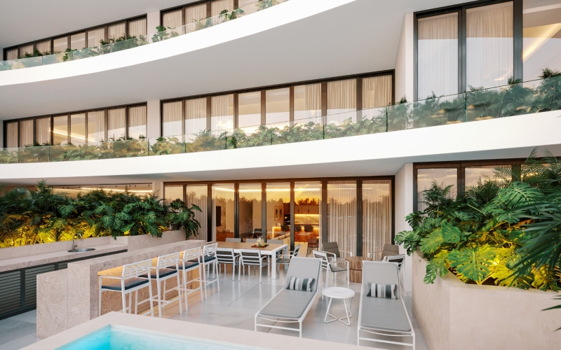 Penthouse with terrace and private pool for sale in Montecristo, M&eacute;rida