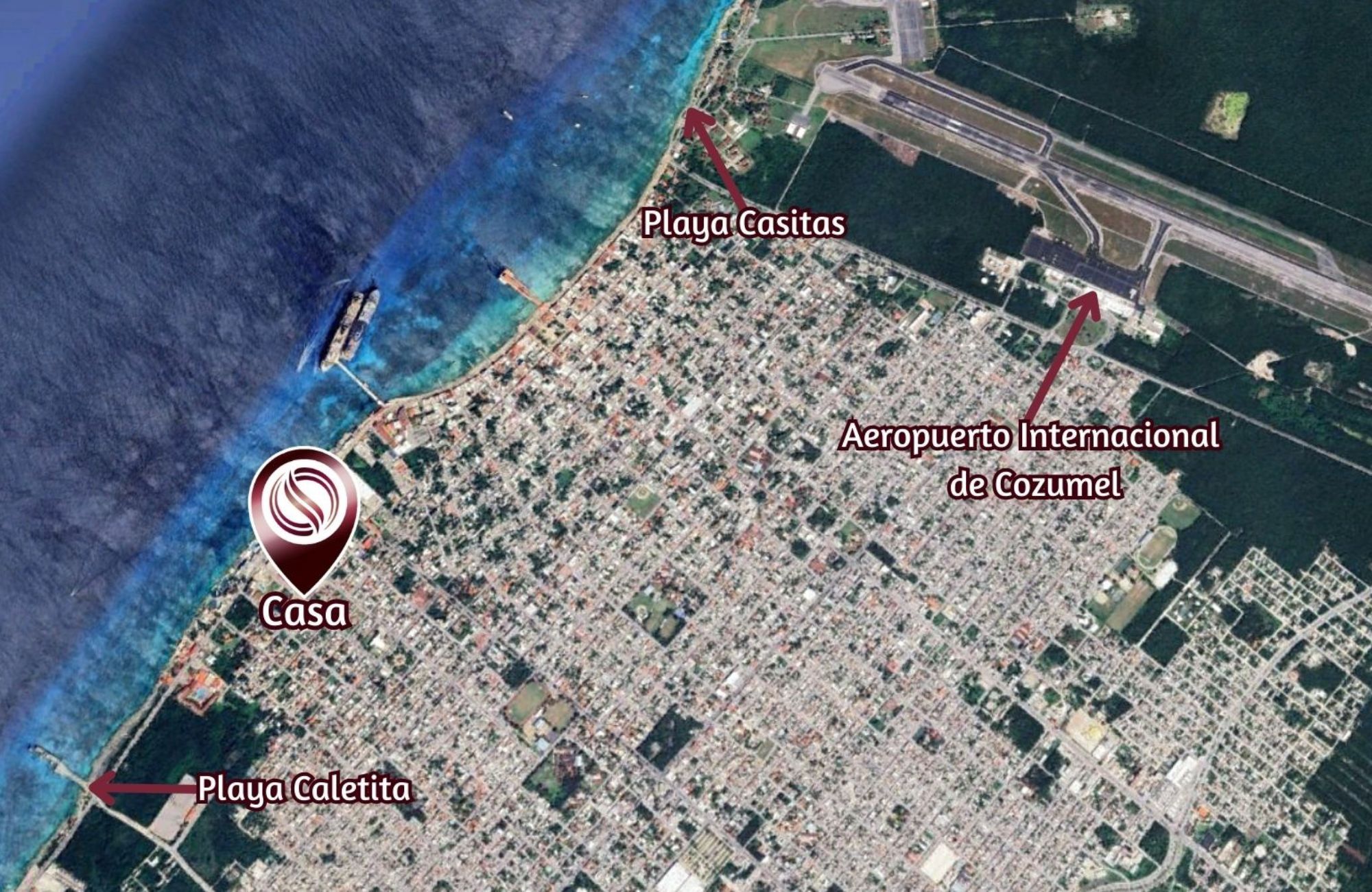 Apartment with pool, paddle tennis court, bar, grill, jacuzzi, for sale Cozumel