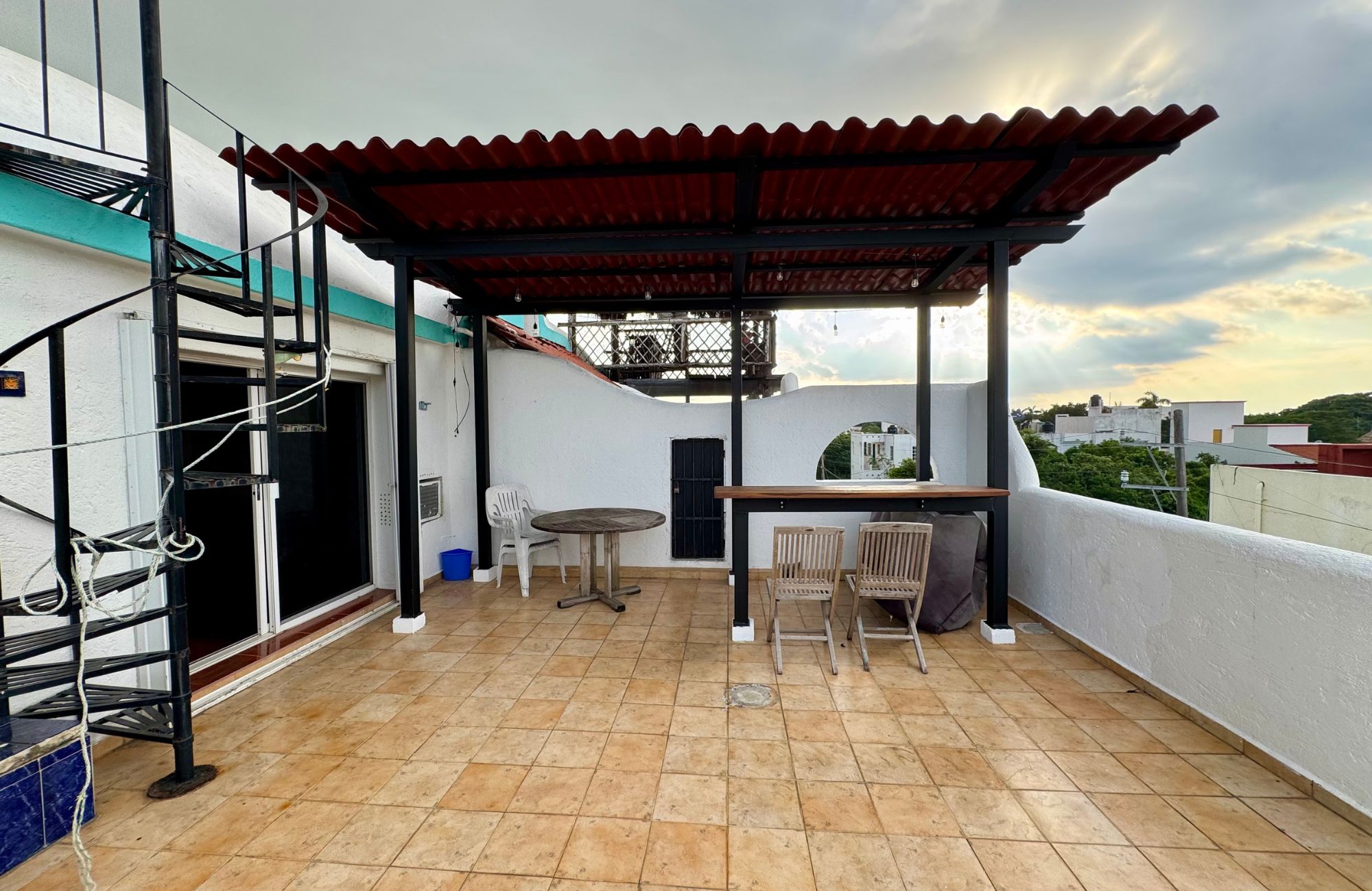 Apartment with pool, paddle tennis court, bar, grill, jacuzzi, for sale Cozumel