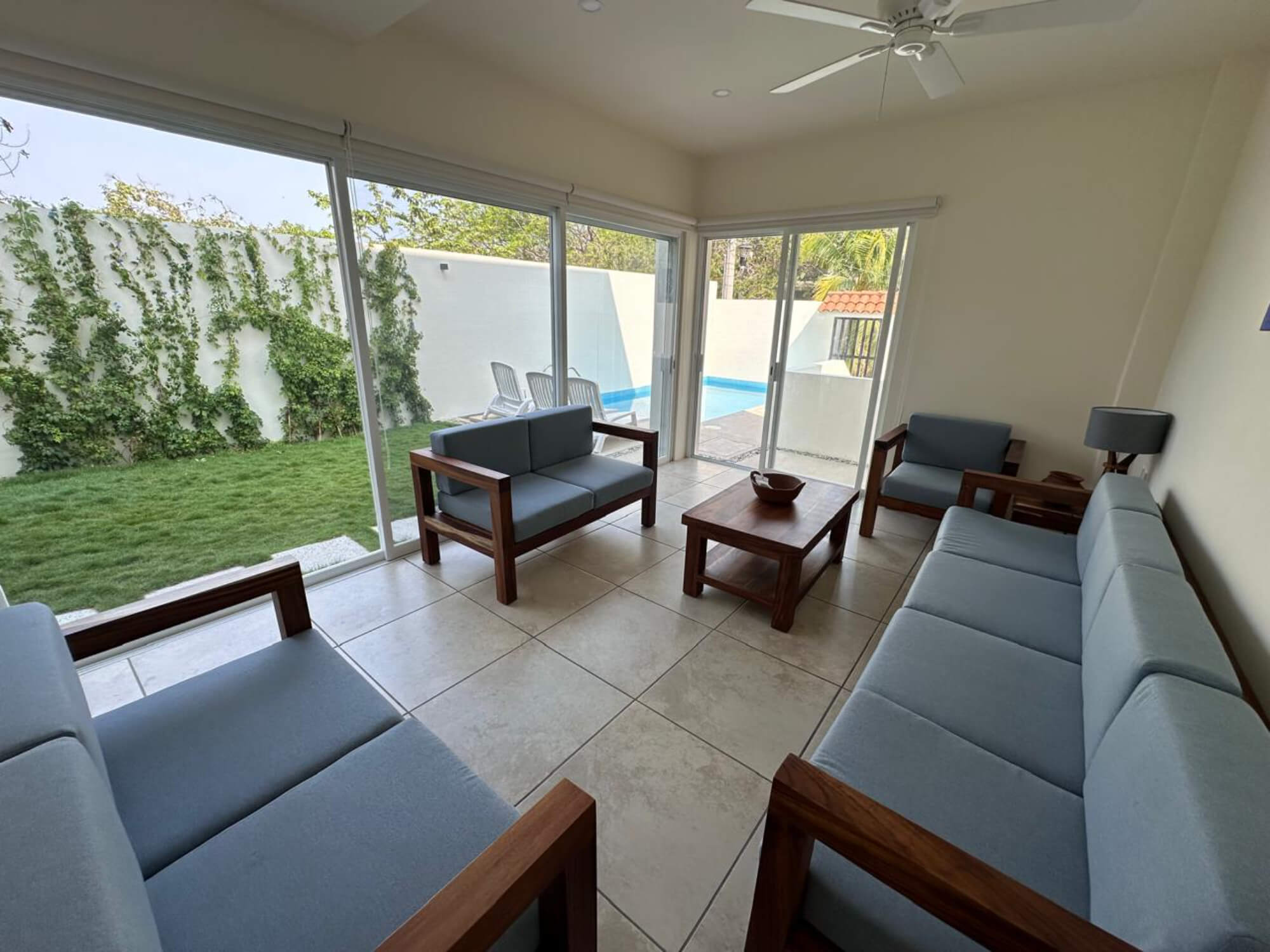 Ocean view villa, beach access, pool, for sale, Punta Santa Cruz, Huatulco.