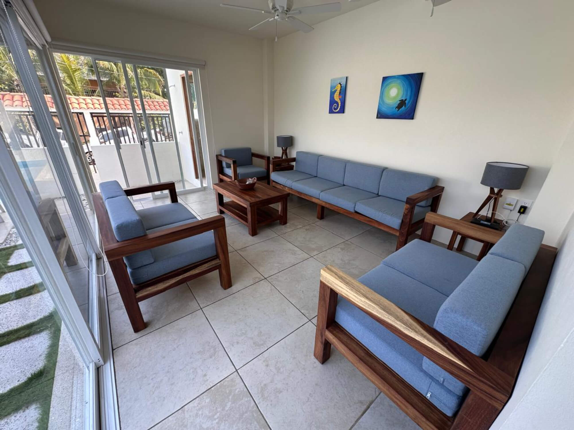 Ocean view villa, beach access, pool, for sale, Punta Santa Cruz, Huatulco.