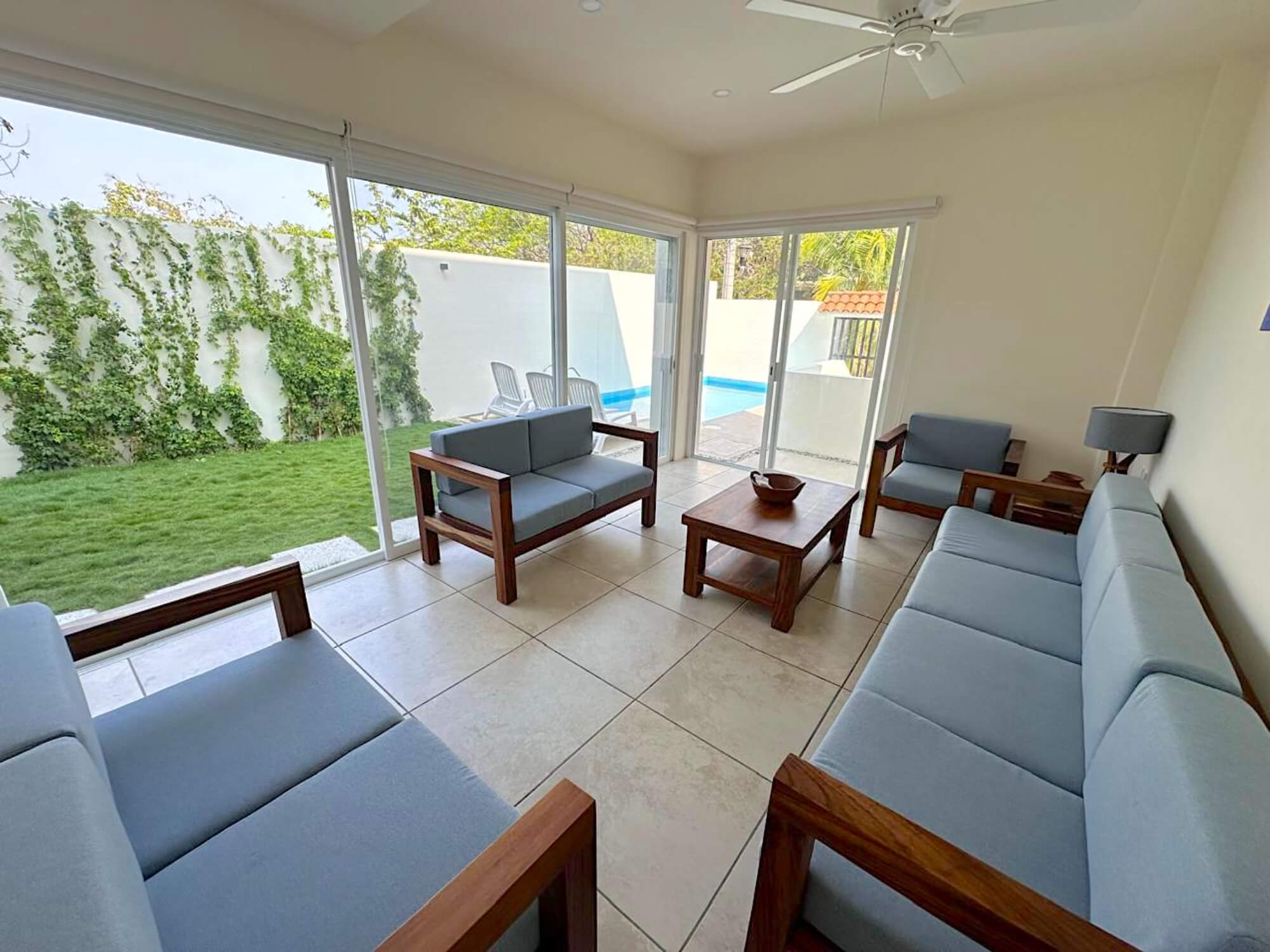 Ocean view villa, beach access, pool, for sale, Punta Santa Cruz, Huatulco.