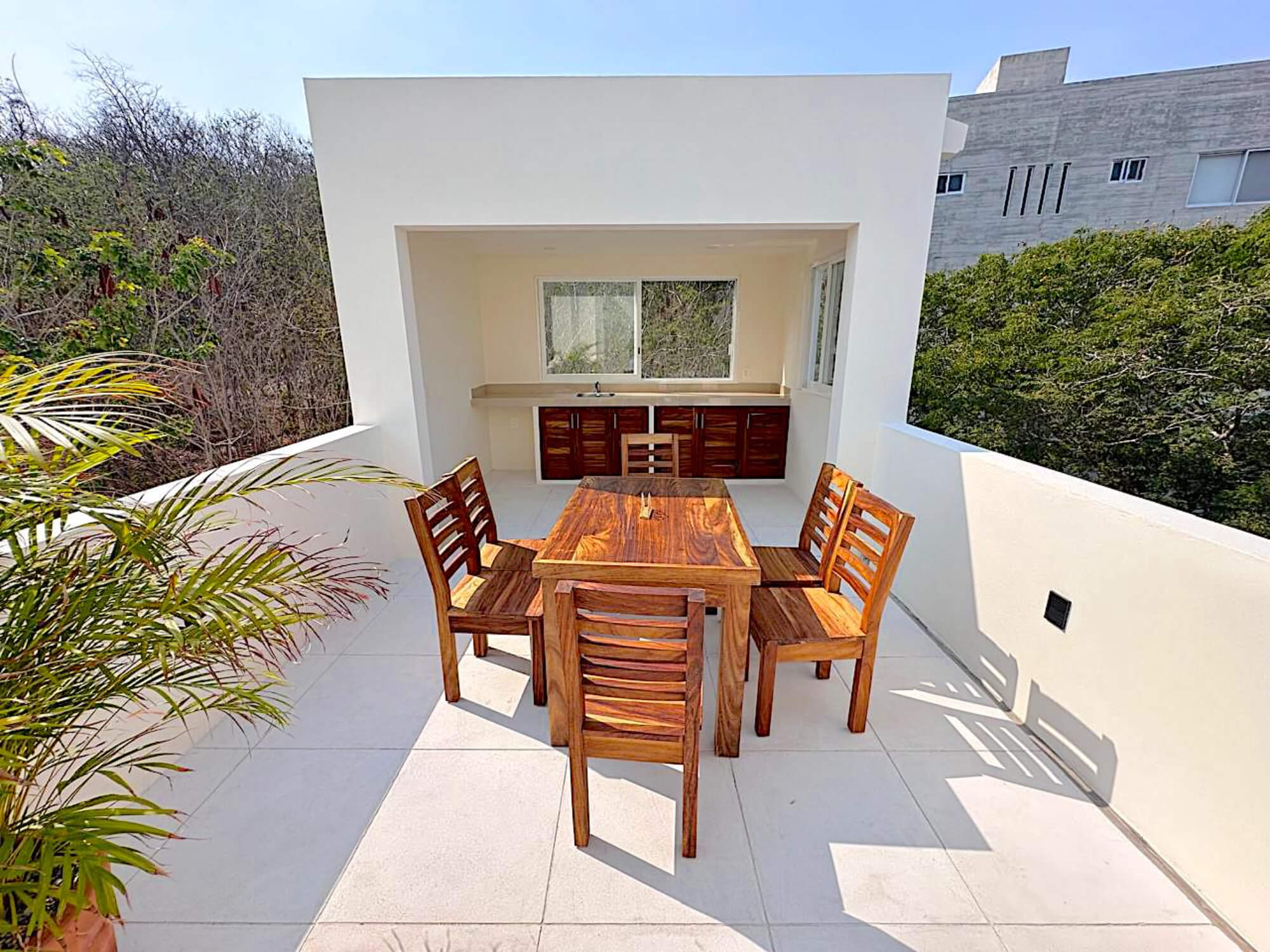 Ocean view villa, beach access, pool, for sale, Punta Santa Cruz, Huatulco.