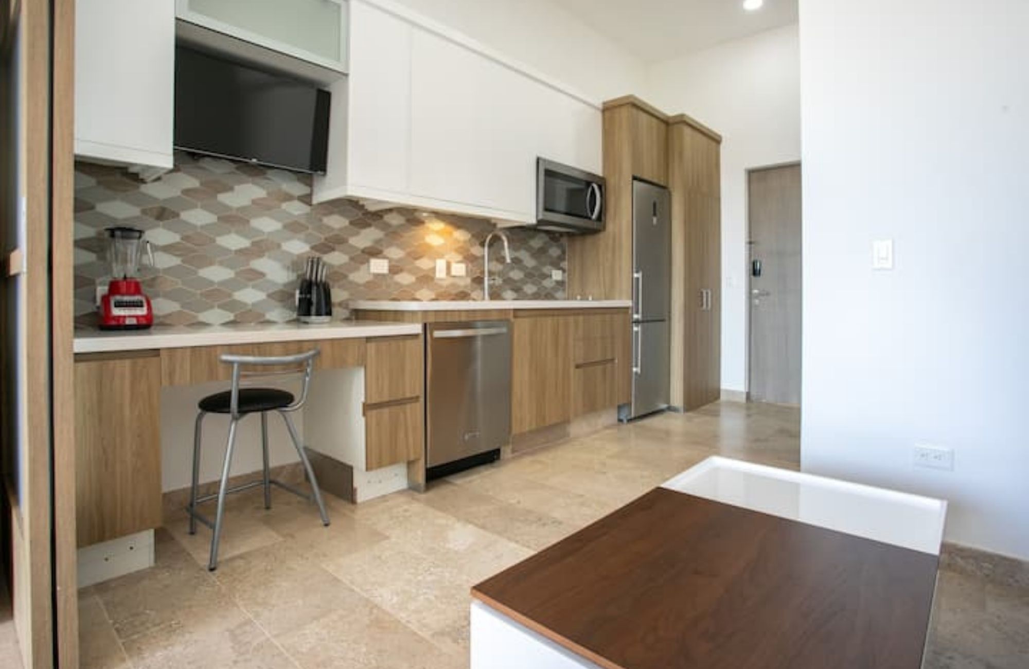 Departamento con infinity pool com&uacute;n, en venta, Centro, Playa del Carmen