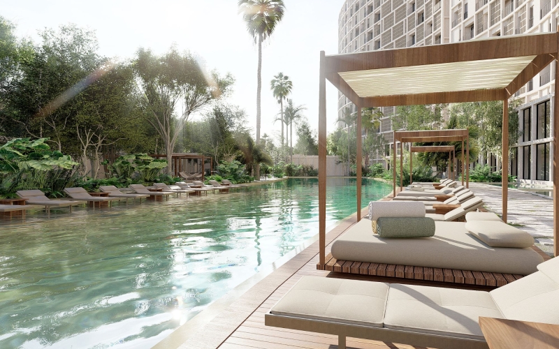 Apartment with private terrace for sale, Parque Canc&uacute;n, Canc&uacute;n