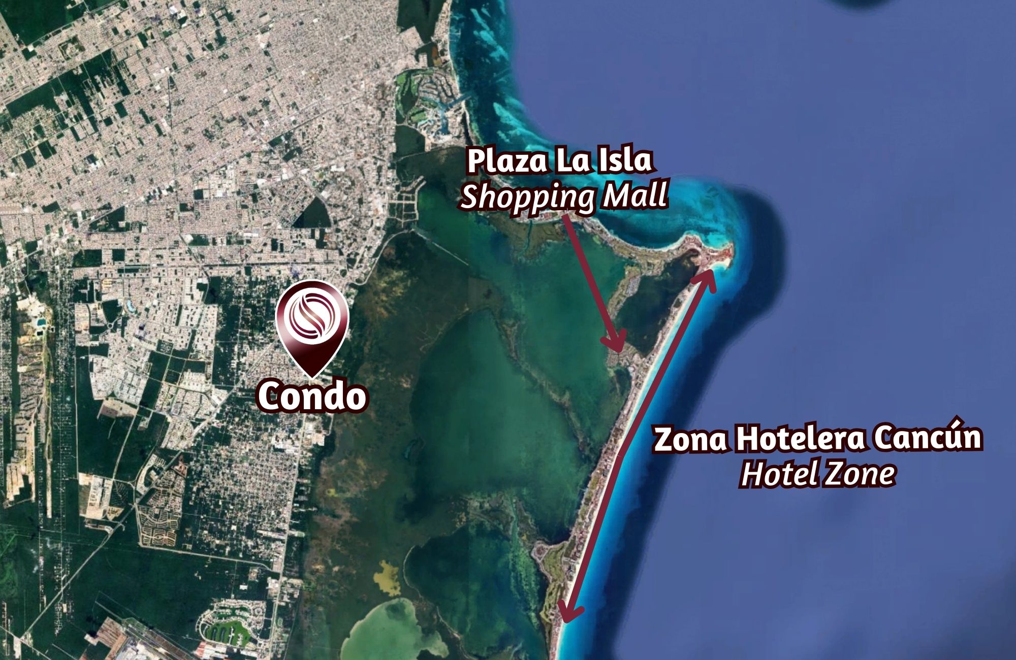 Condo with private balconies for sale, Huayac&aacute;n, Canc&uacute;n