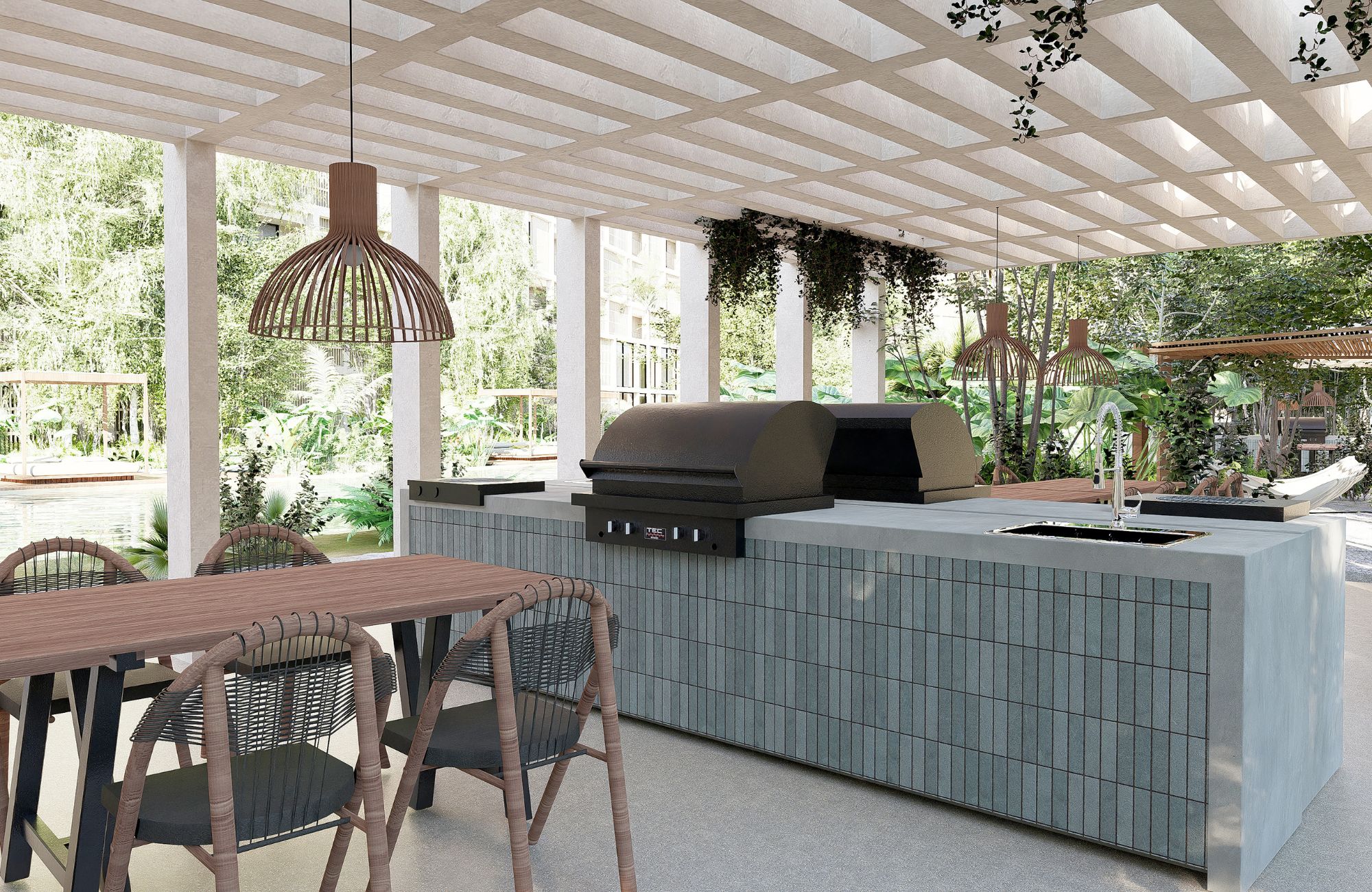 Condo with clubhouse and sports courts, for sale, Cumbres, Canc&uacute;n