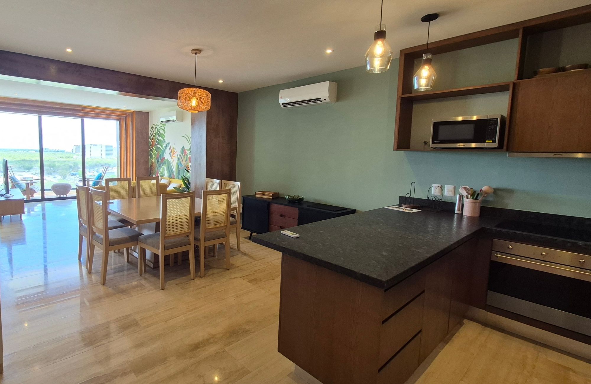 Furnished apartment with panoramic views for rent, San Ram&oacute;n, M&eacute;rida