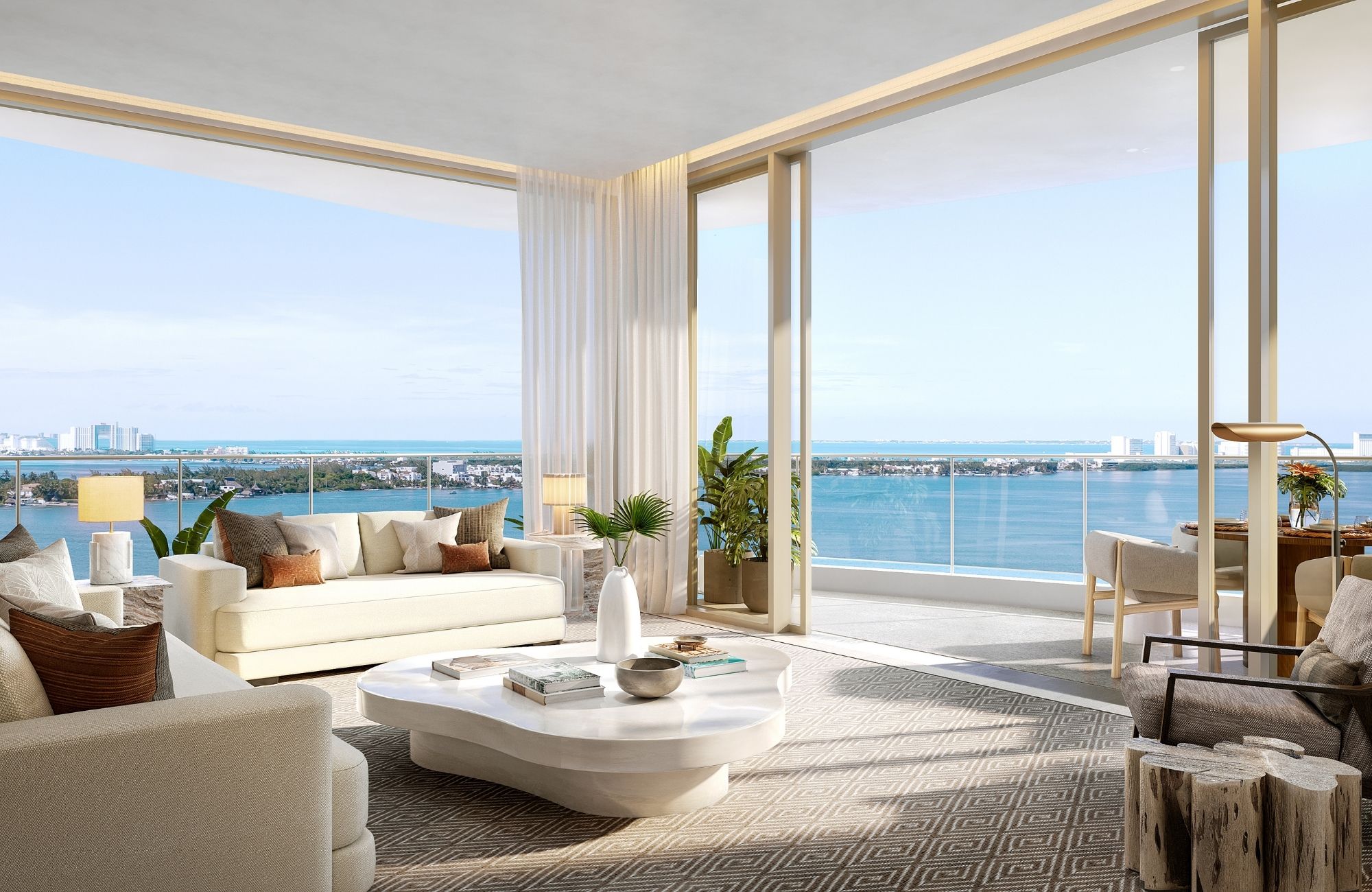 Ocean view condo with, dock, golf, marina,  beach club, for sale Puerto Canc&uacute;n.