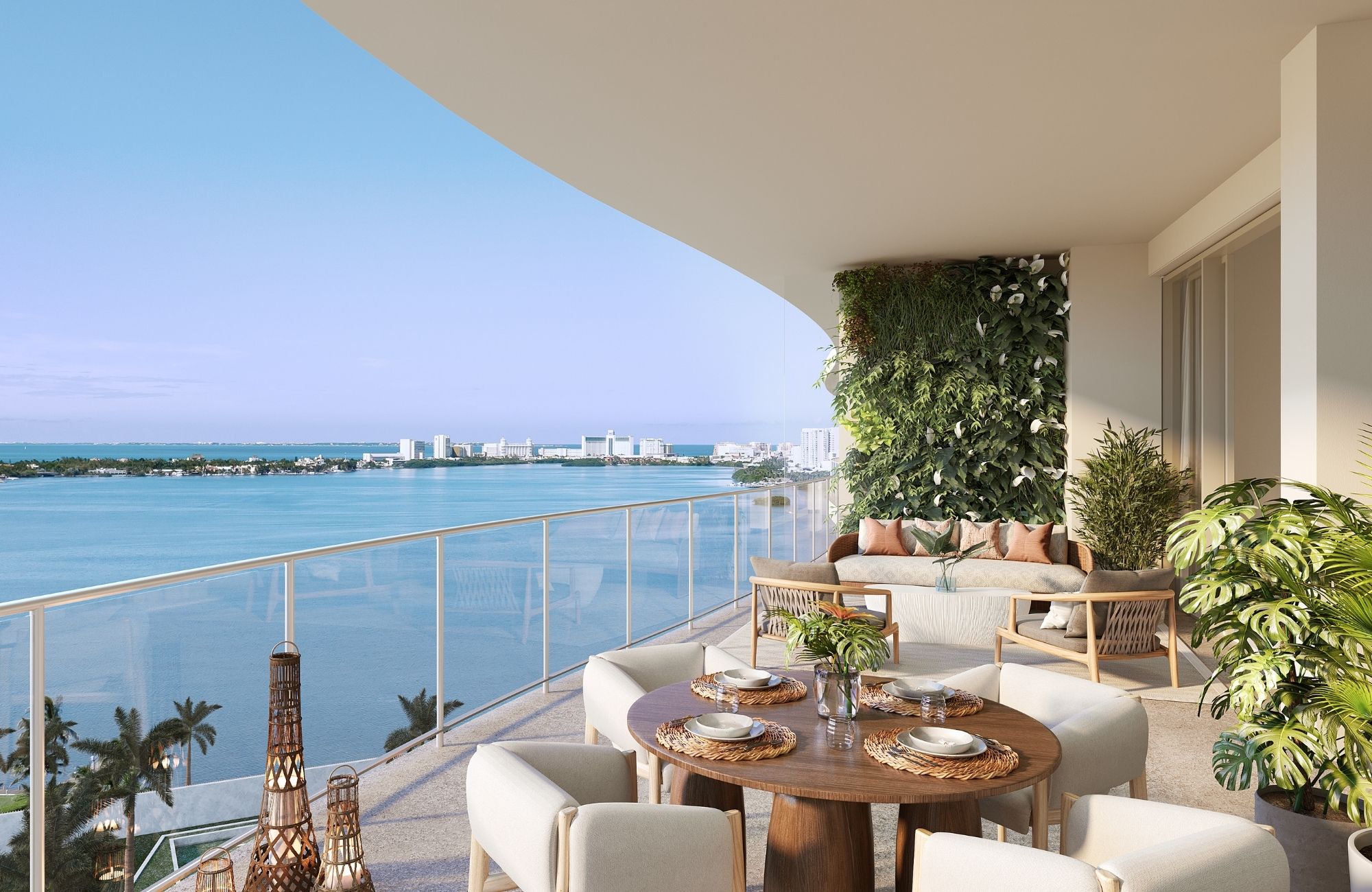 Departamento de lujo con amenidades premium en venta, Zona Hotelera Canc&uacute;n