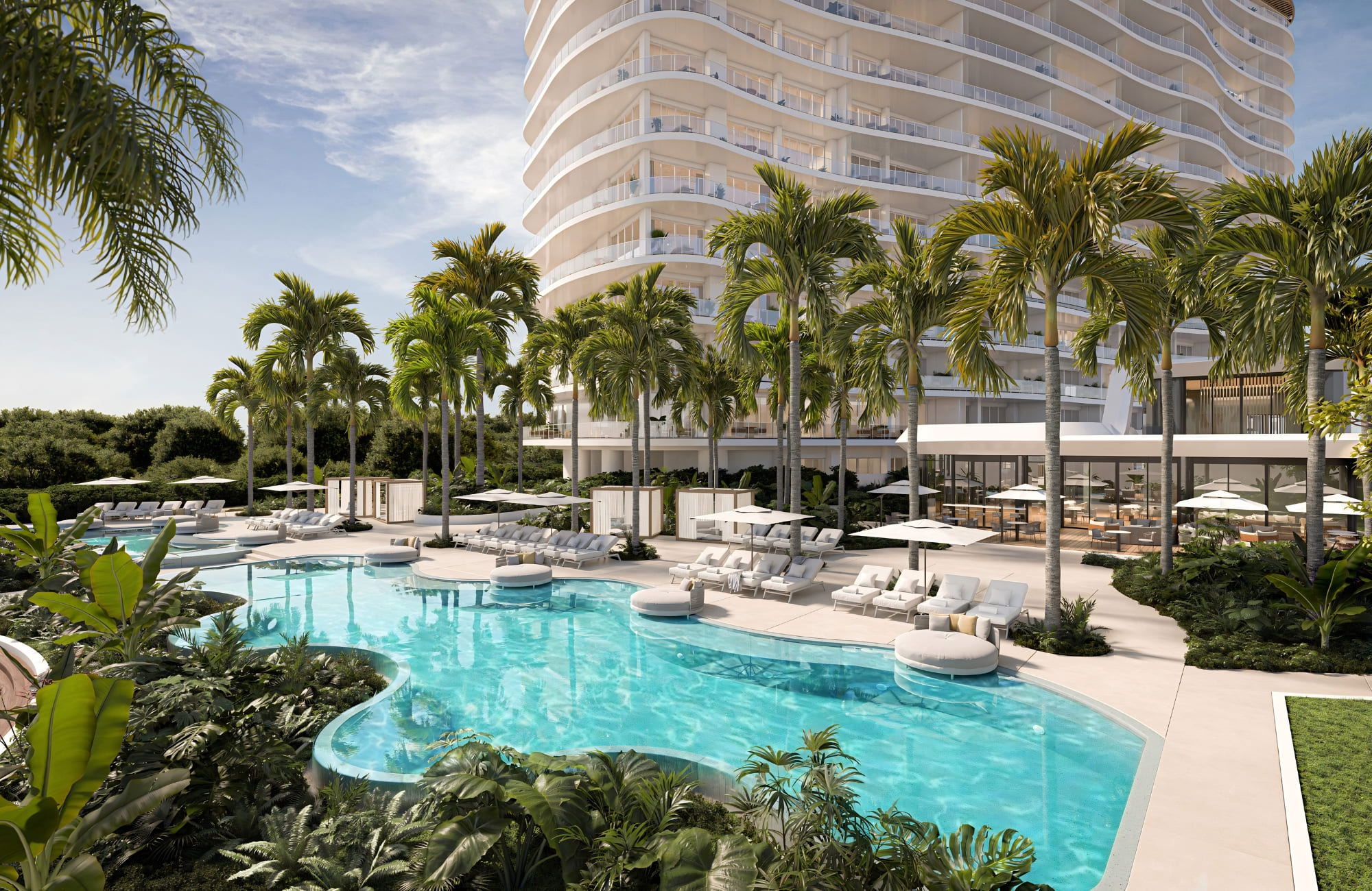Condo in Emerald with ocean and lagoon view, Hotel Zone, Canc&uacute;n