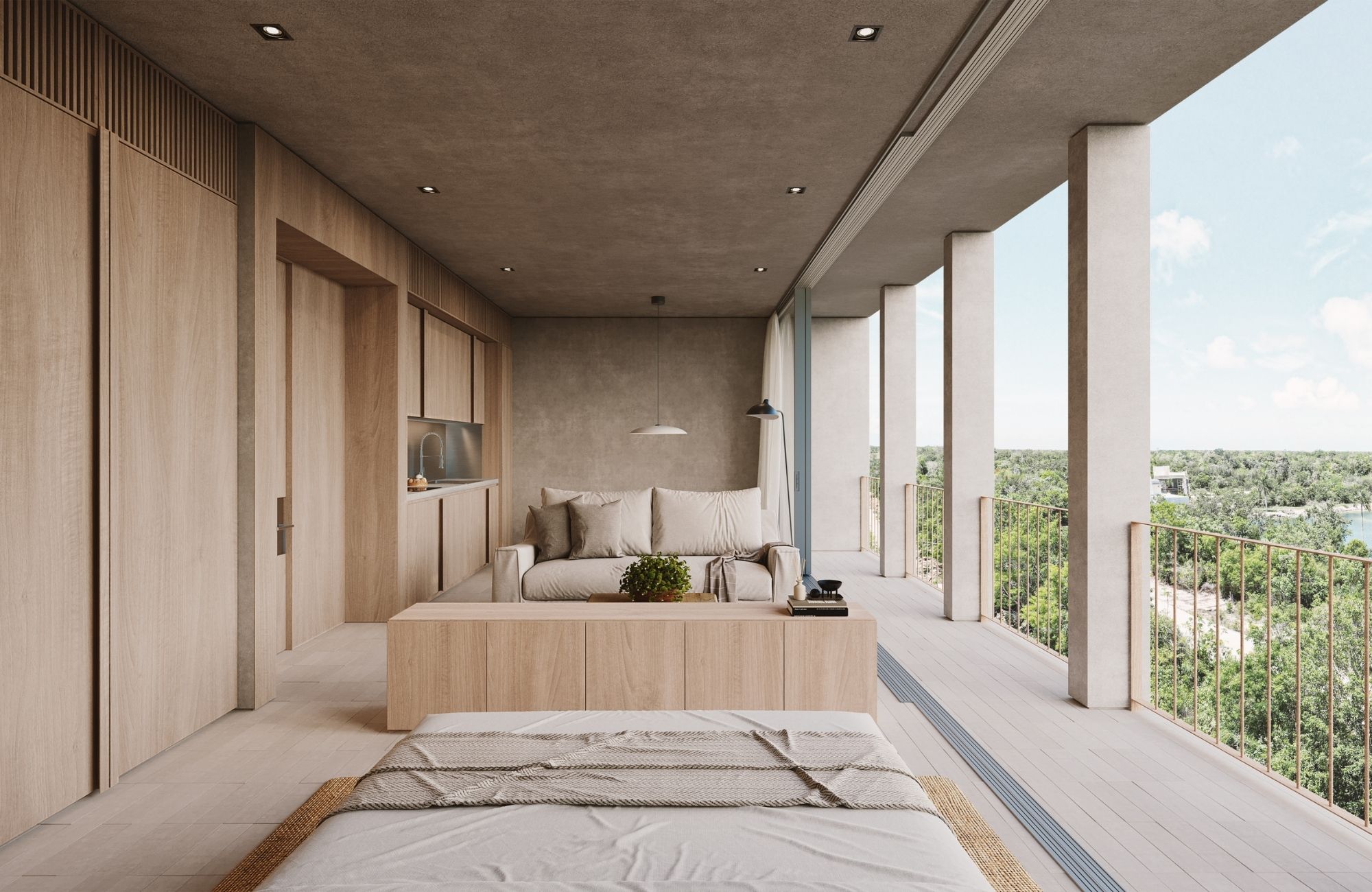 Condo with private terrace for sale, Parque Canc&uacute;n, Canc&uacute;n