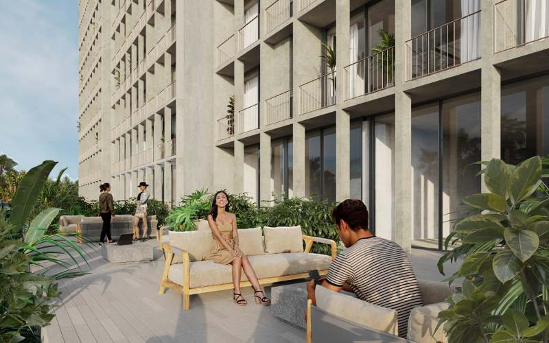 Condo with terrace and jacuzzi for sale, Zona Aeropuerto, Canc&uacute;n