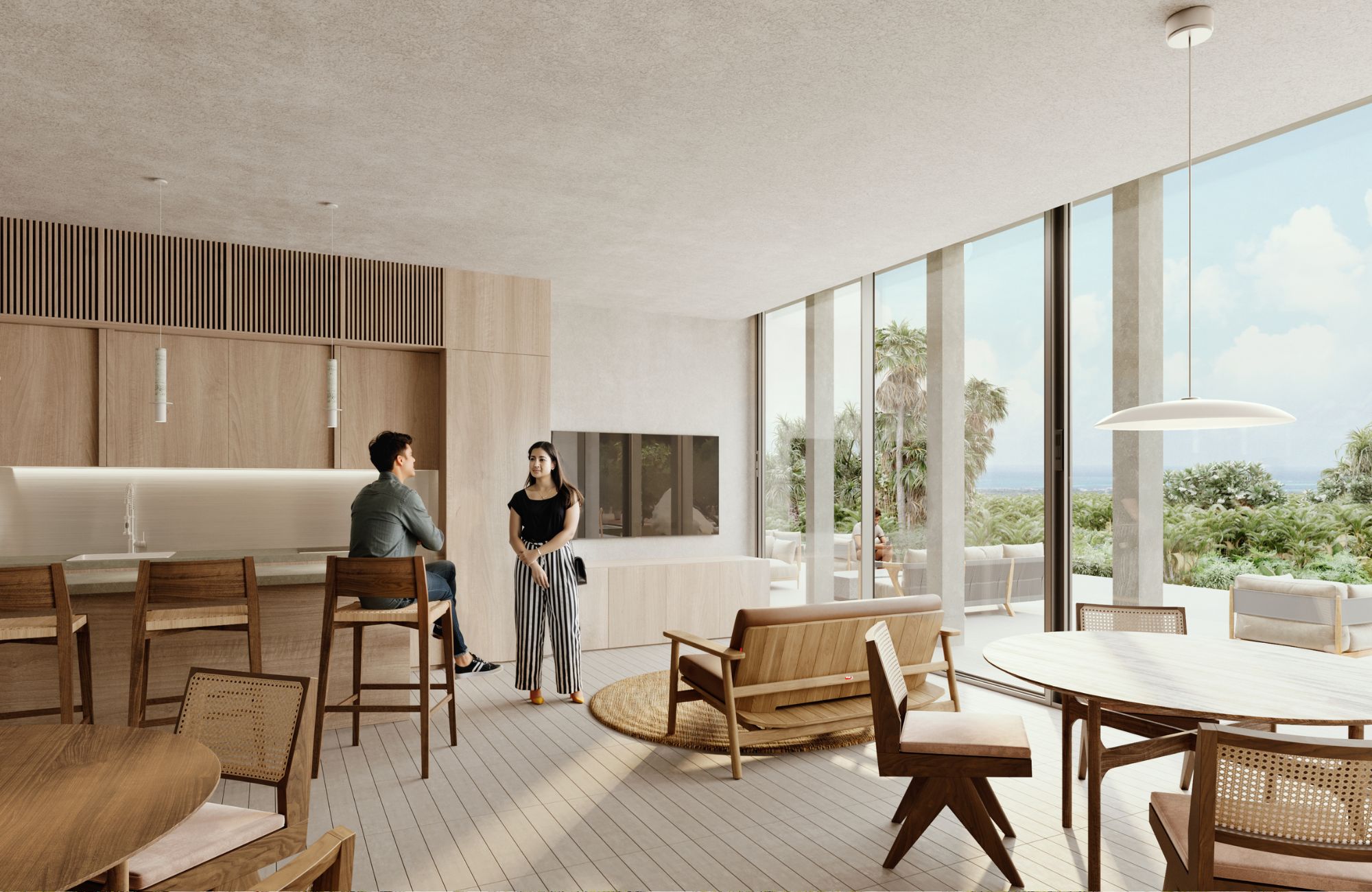 Apartment with pool, Kids Club, padel, for sale, Luis Donaldo Colosio, Canc&uacute;n.