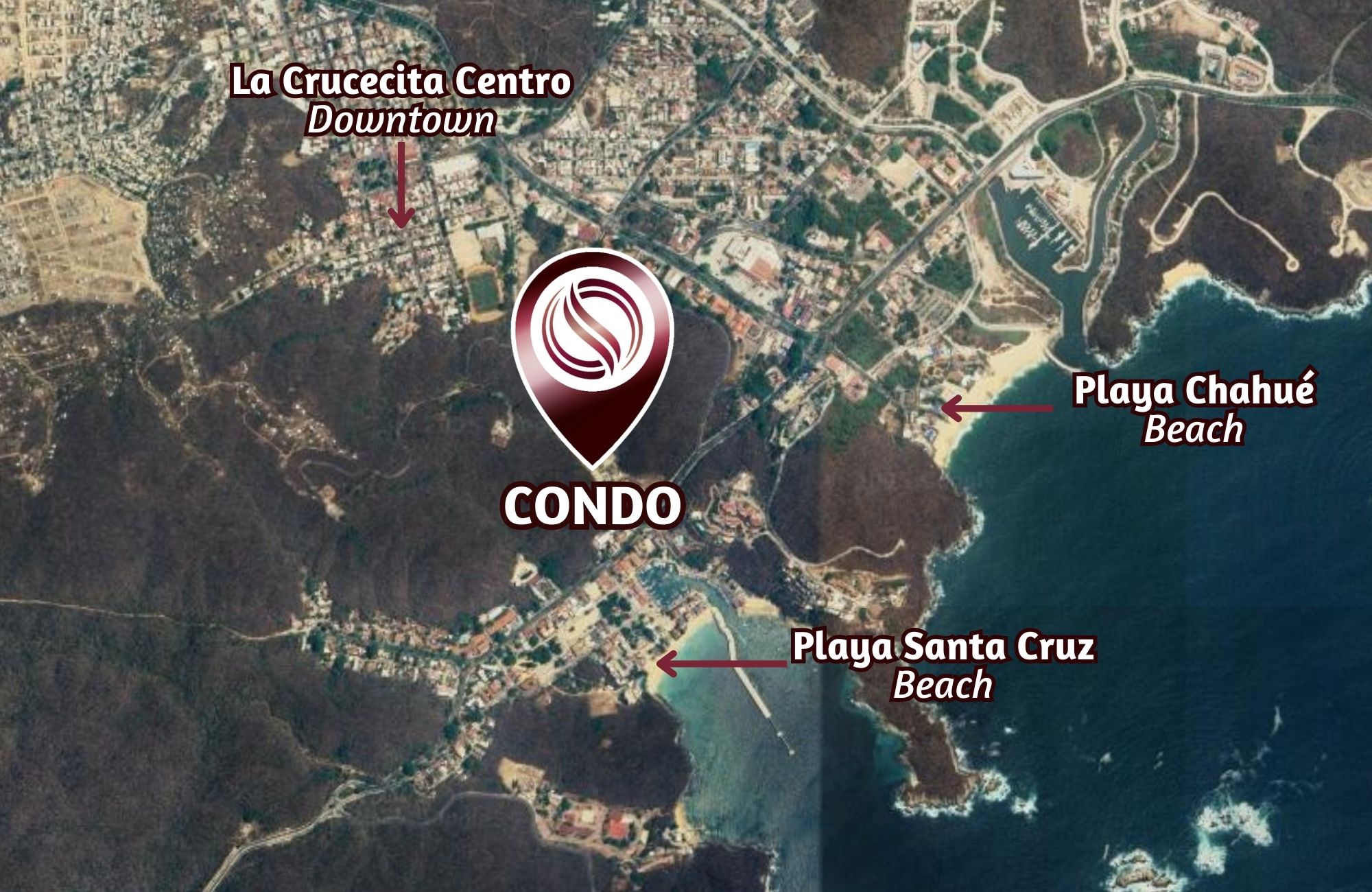 Ocean-view condominium for sale, Arrocito, Huatulco