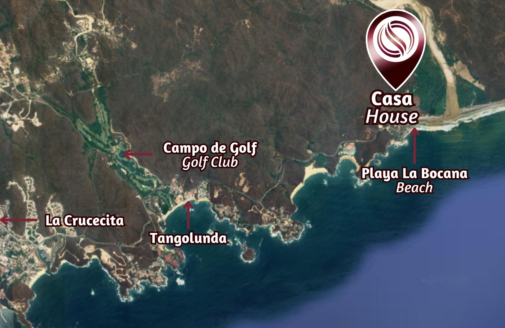 House in gated community with pool, jacuzzi, barbecue grill, playground for children, for sale, Sector O Huatulco.