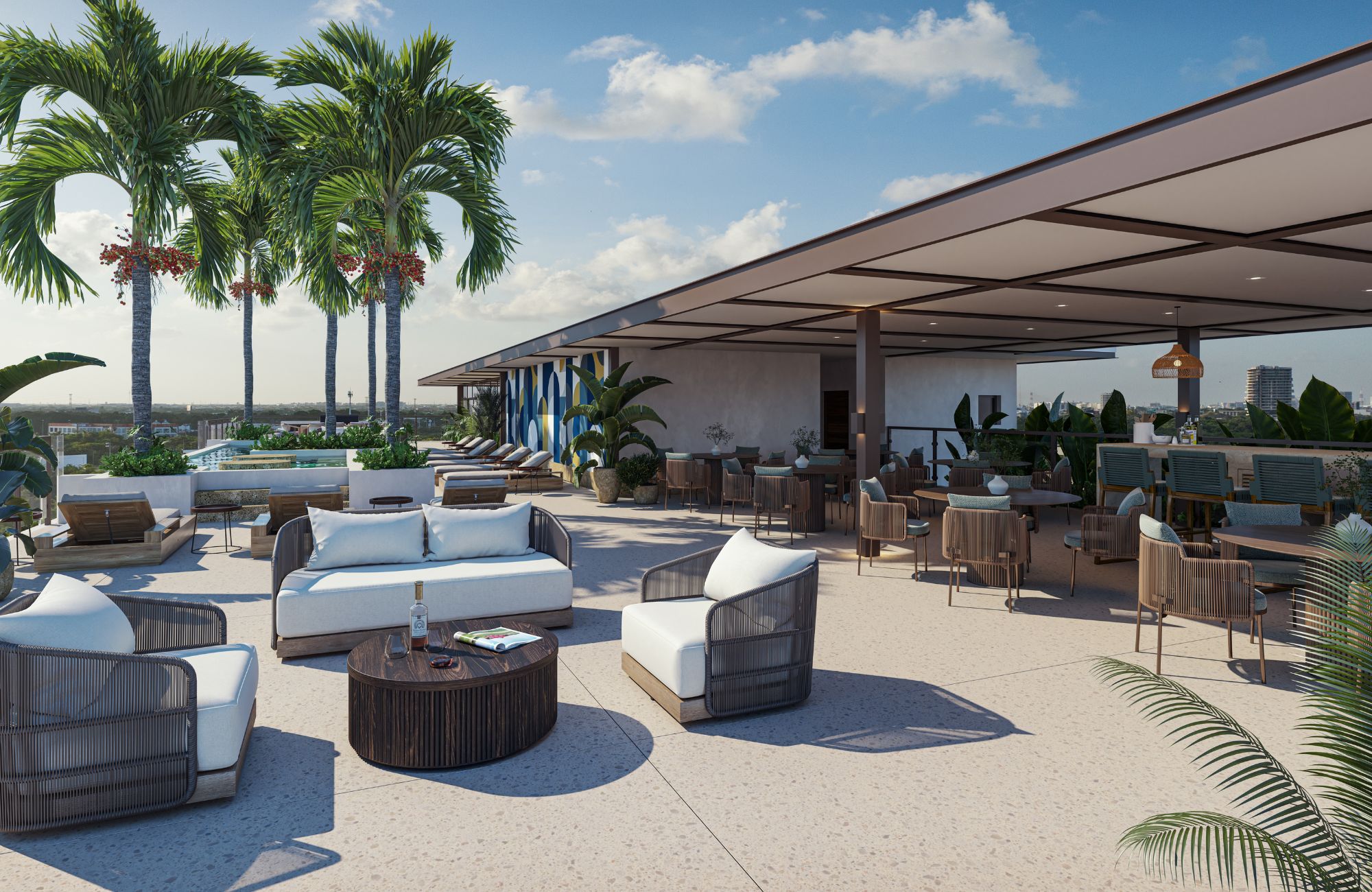 Penthouse with Spa, infinity pool and lake with beach, pre-construction, for sale, Canc&uacute;n.