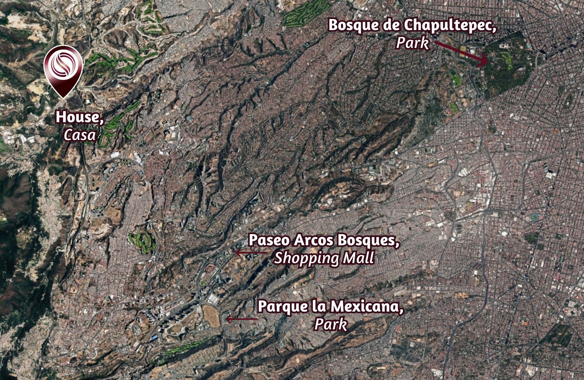 House with a Spacious Garden and Jacuzzi in Valle de Bravo, Mexico