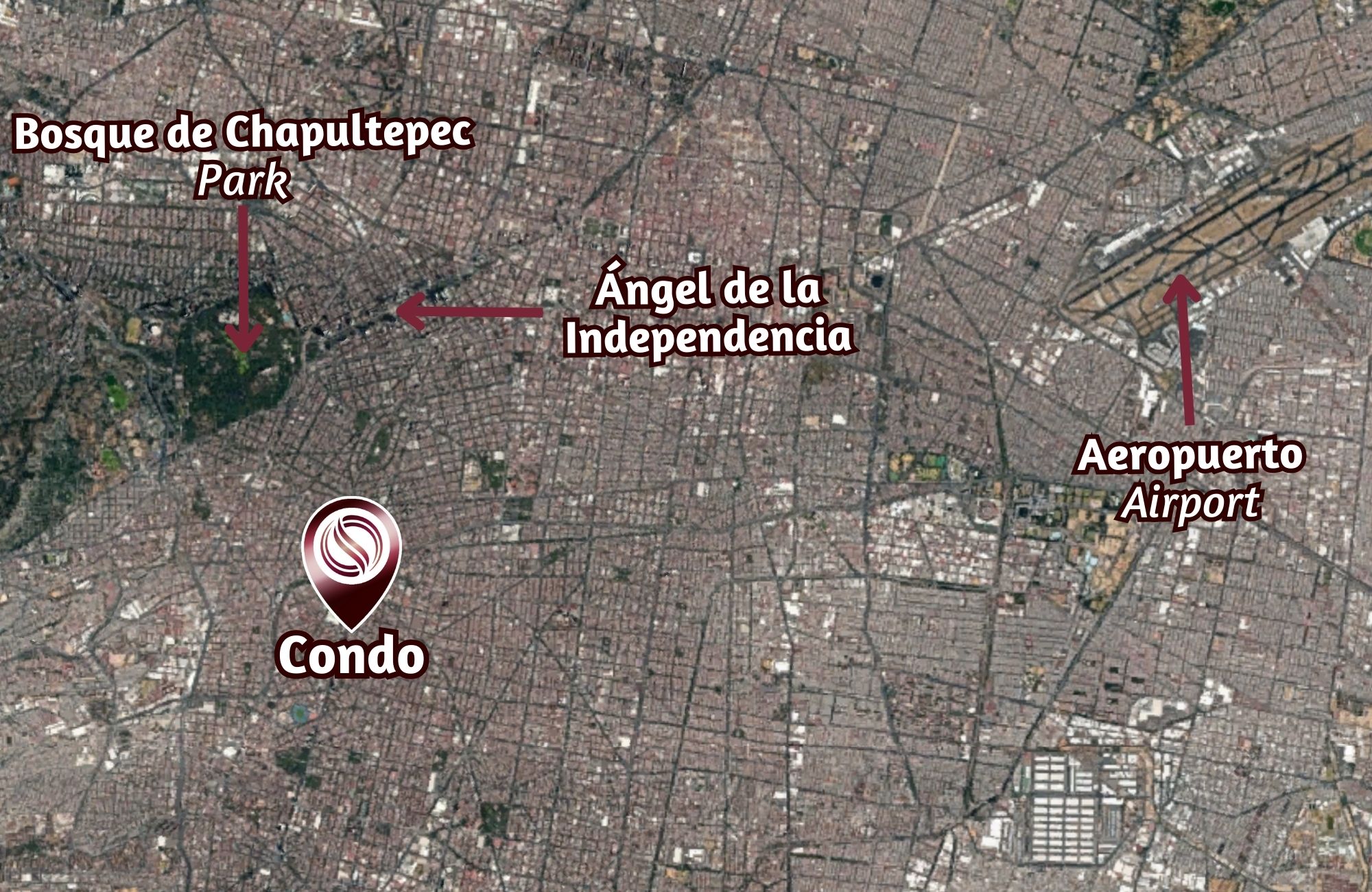 Condo with common rooftop garden for sale, Condesa, Mexico City