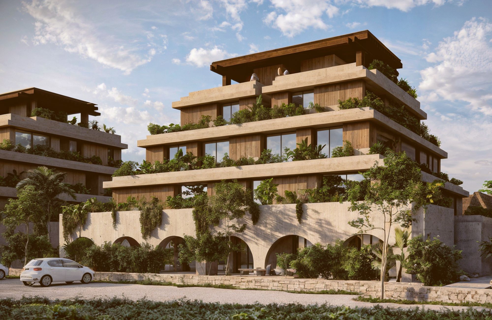 Condominium with pool, paddle tennis court, bar, grill, jacuzzi, for sale Cozumel