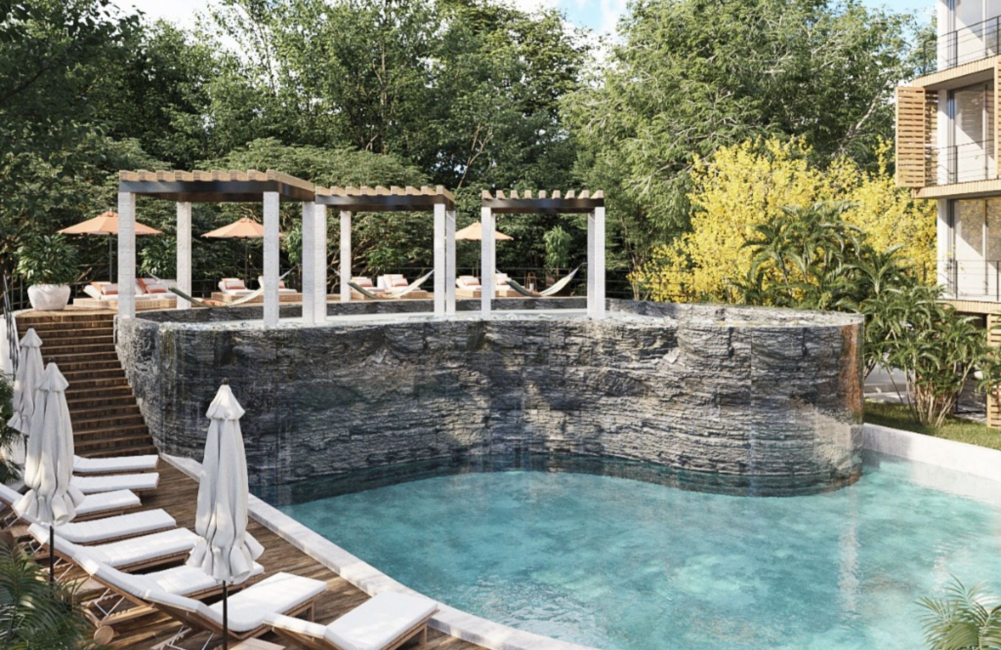 Apartment with garden, terrace, pool, sauna and jacuzzi, for sale, Playacar.