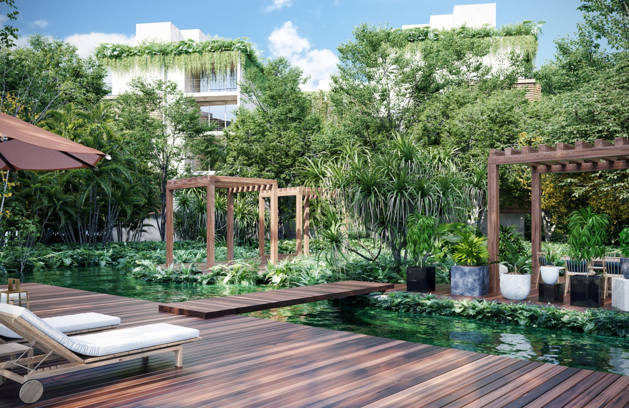 Penthouse with beach club, pool, gym, jogging track, barbecue area among many other activities, North Zone, M&eacute;rida