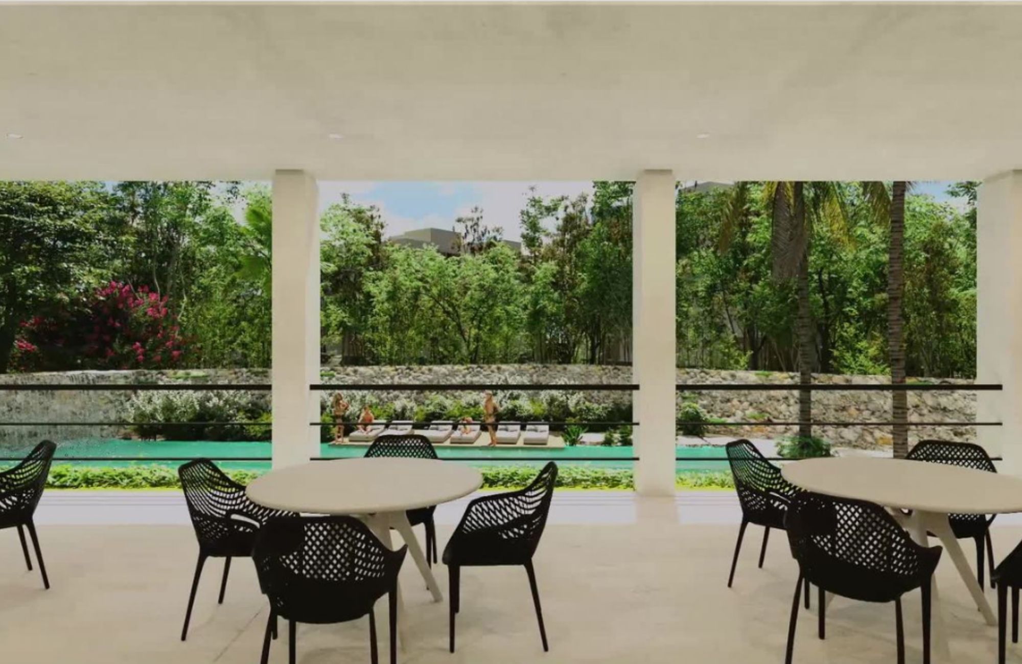 Penthouse with beach club, pool, gym, jogging track, barbecue area among many other activities, North Zone, M&eacute;rida