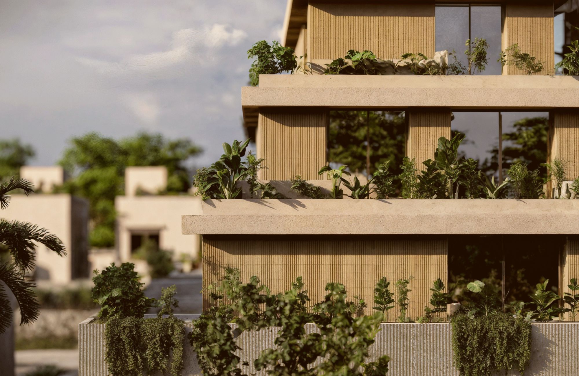 Ocean view rooftop apartment with private pool for sale in Cozumel